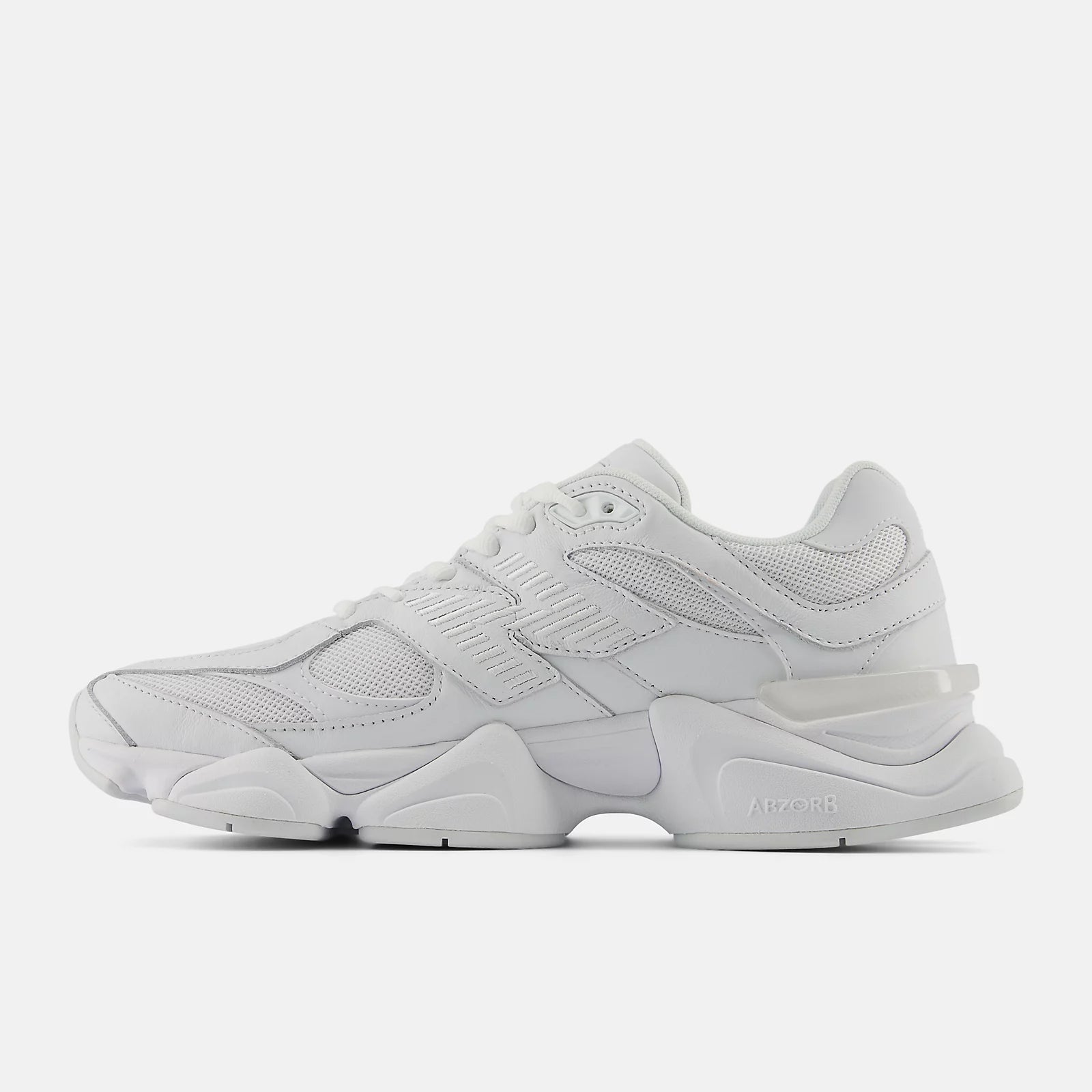 New Balance U 9060 NRJ - Nubuck/Leather/Synthetic/Mesh - WHITE