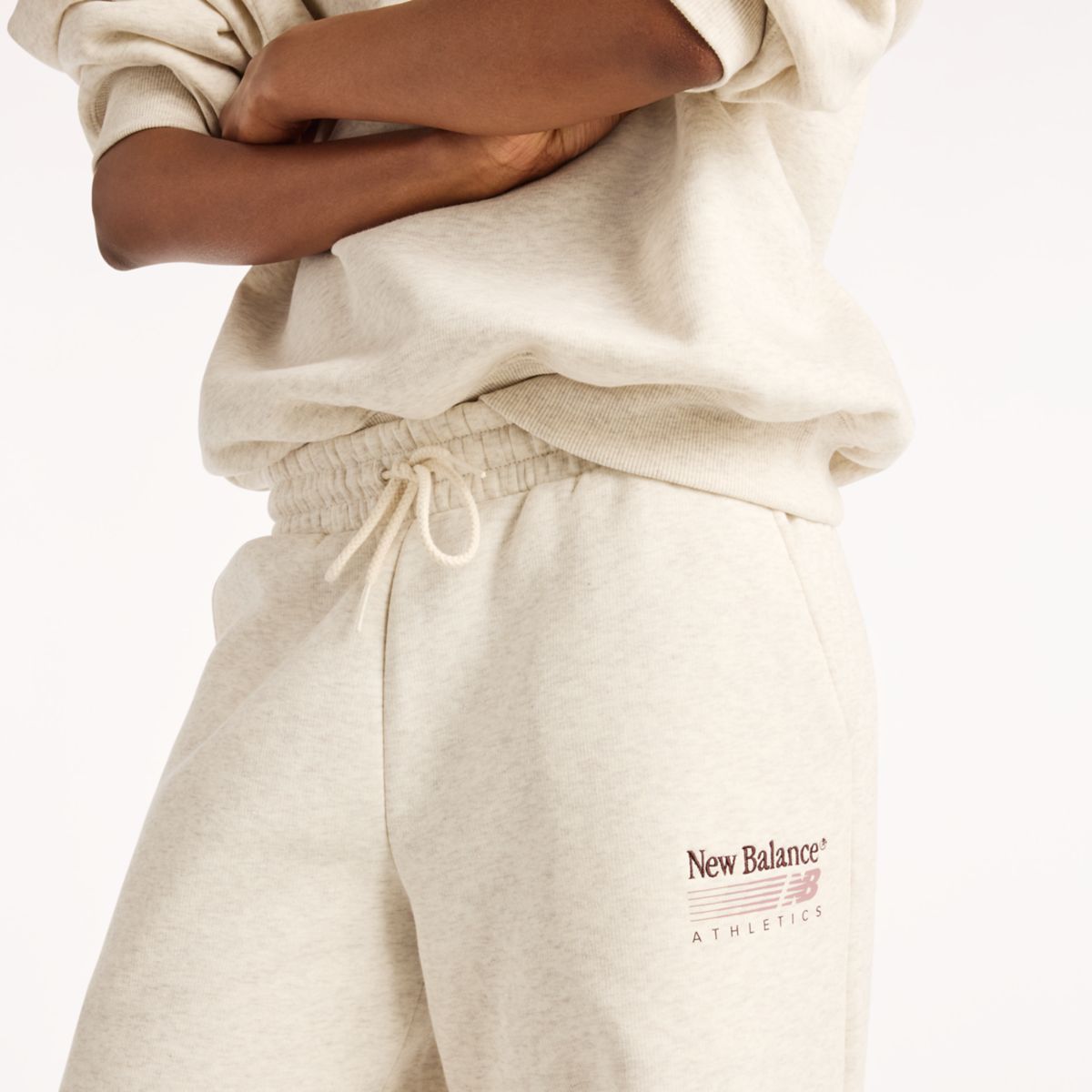 New Balance Trackside Fleece Pant donna linen - foto 3