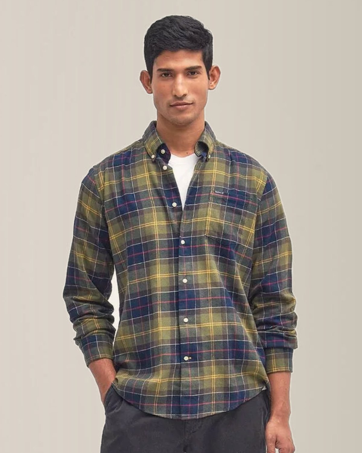 Camicie uomo - Barbour indossata