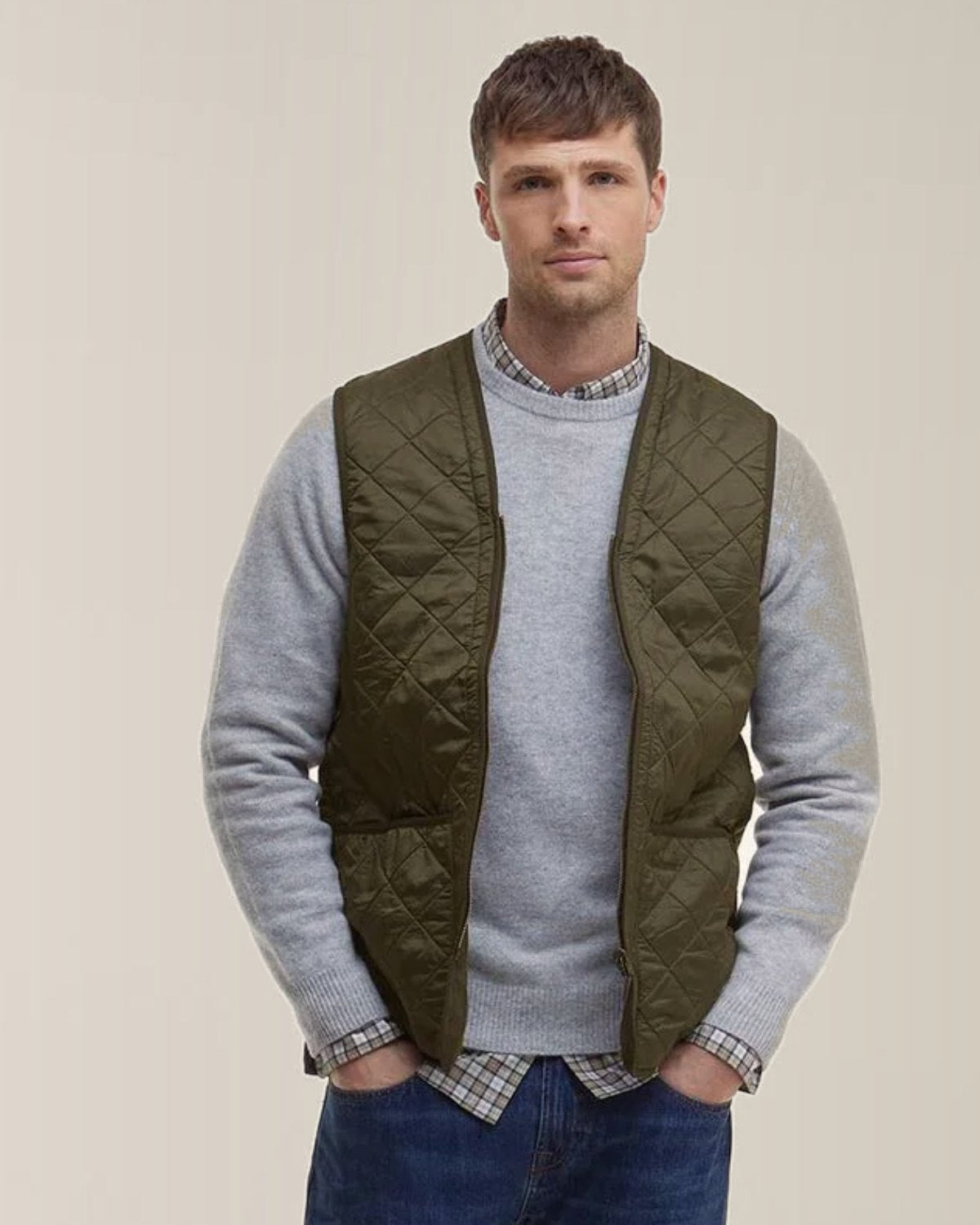 Gilet uomo - Barbour indossato