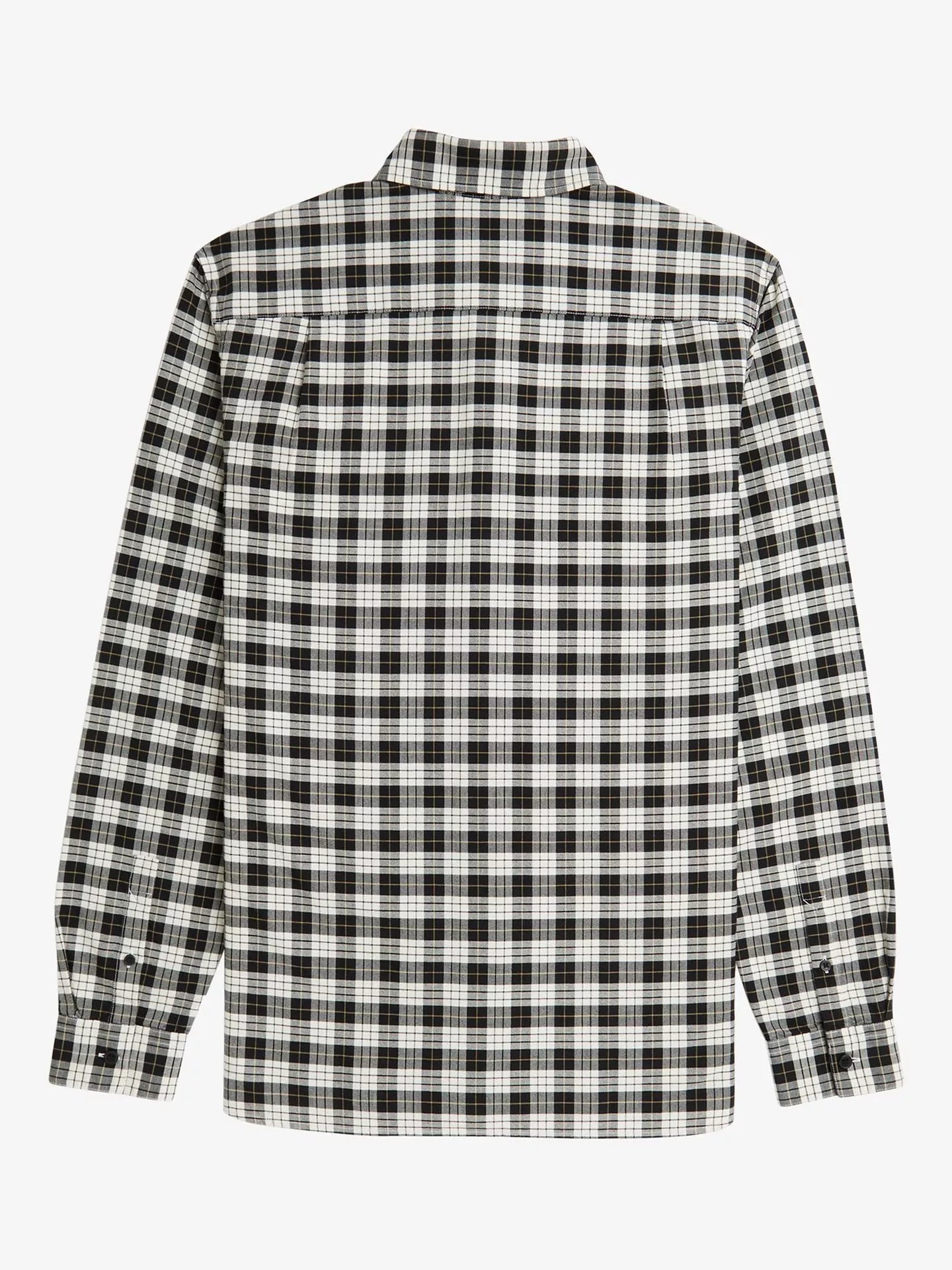 FP Tartan Oxford Shirt Fred Perry - Ecru