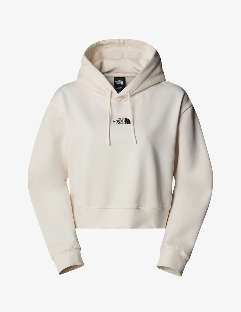 Essential Crop Hoodie The North Face W - White Dune