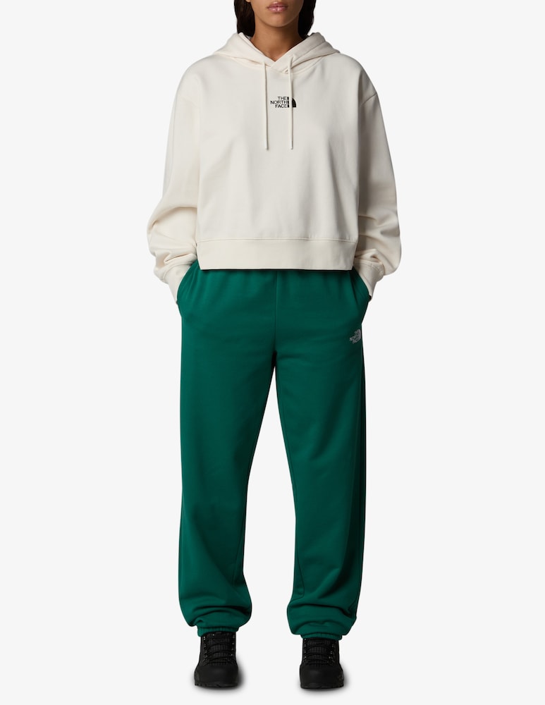 Essential Crop Hoodie The North Face W - White Dune