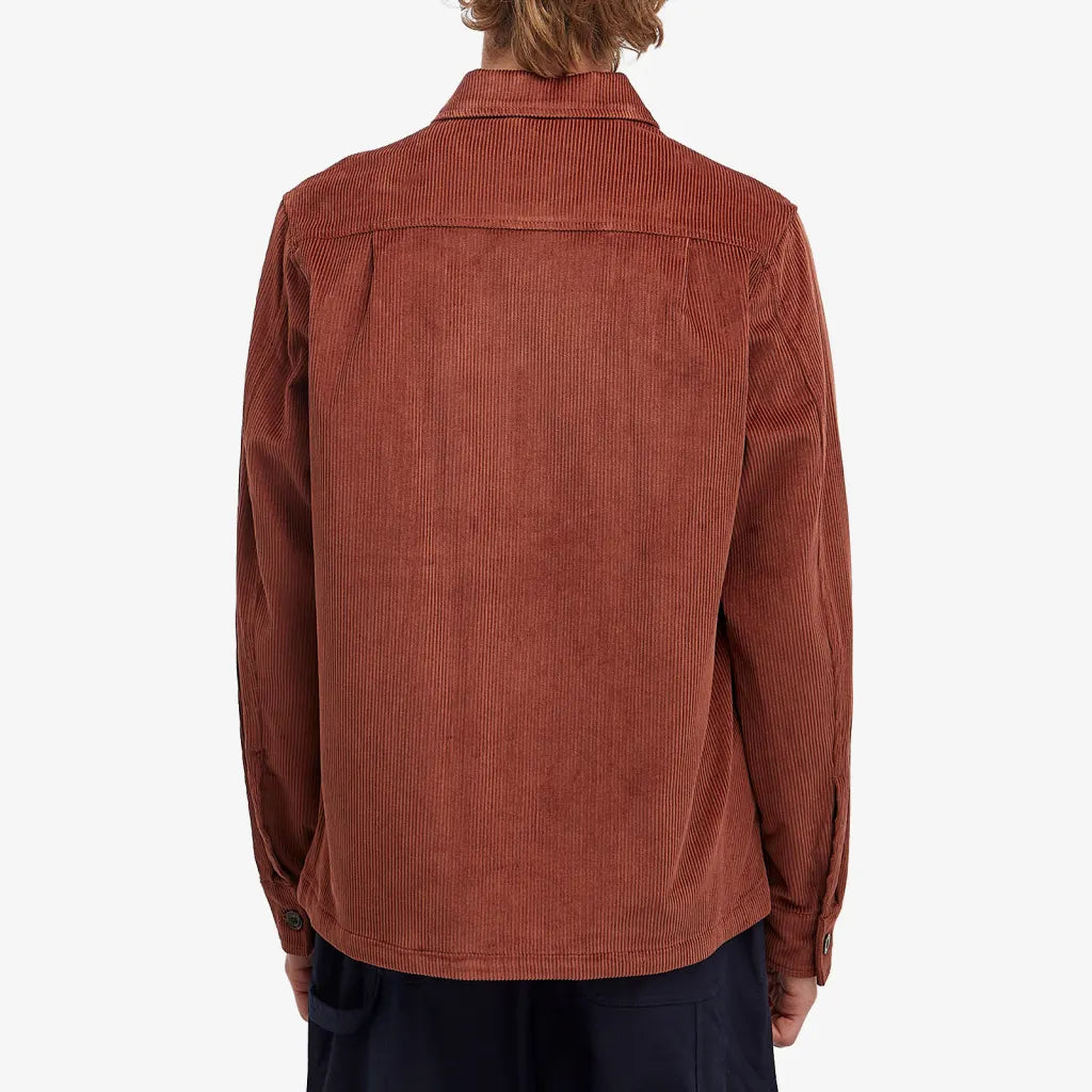 FP Corduroy Overshirt Fred Perry - Whisky Brown