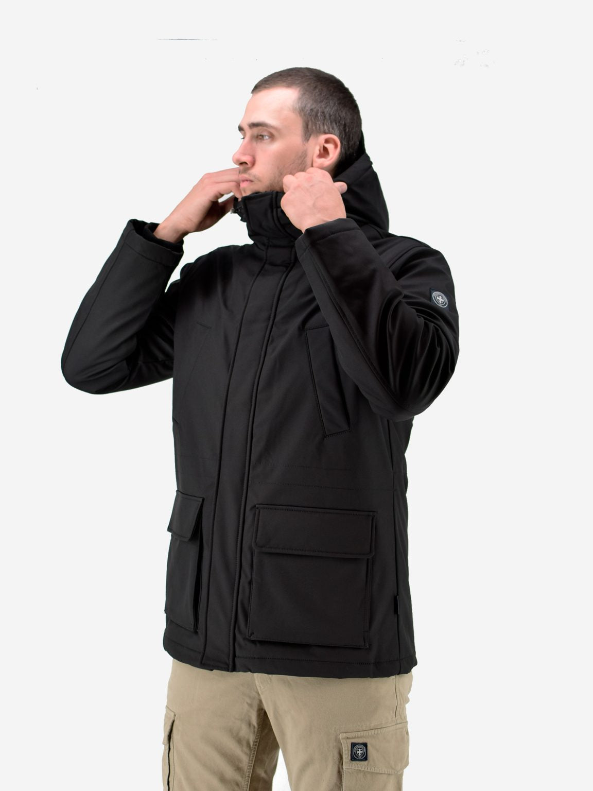 Fortis Jacket 027 AW24 Three Stroke - Black