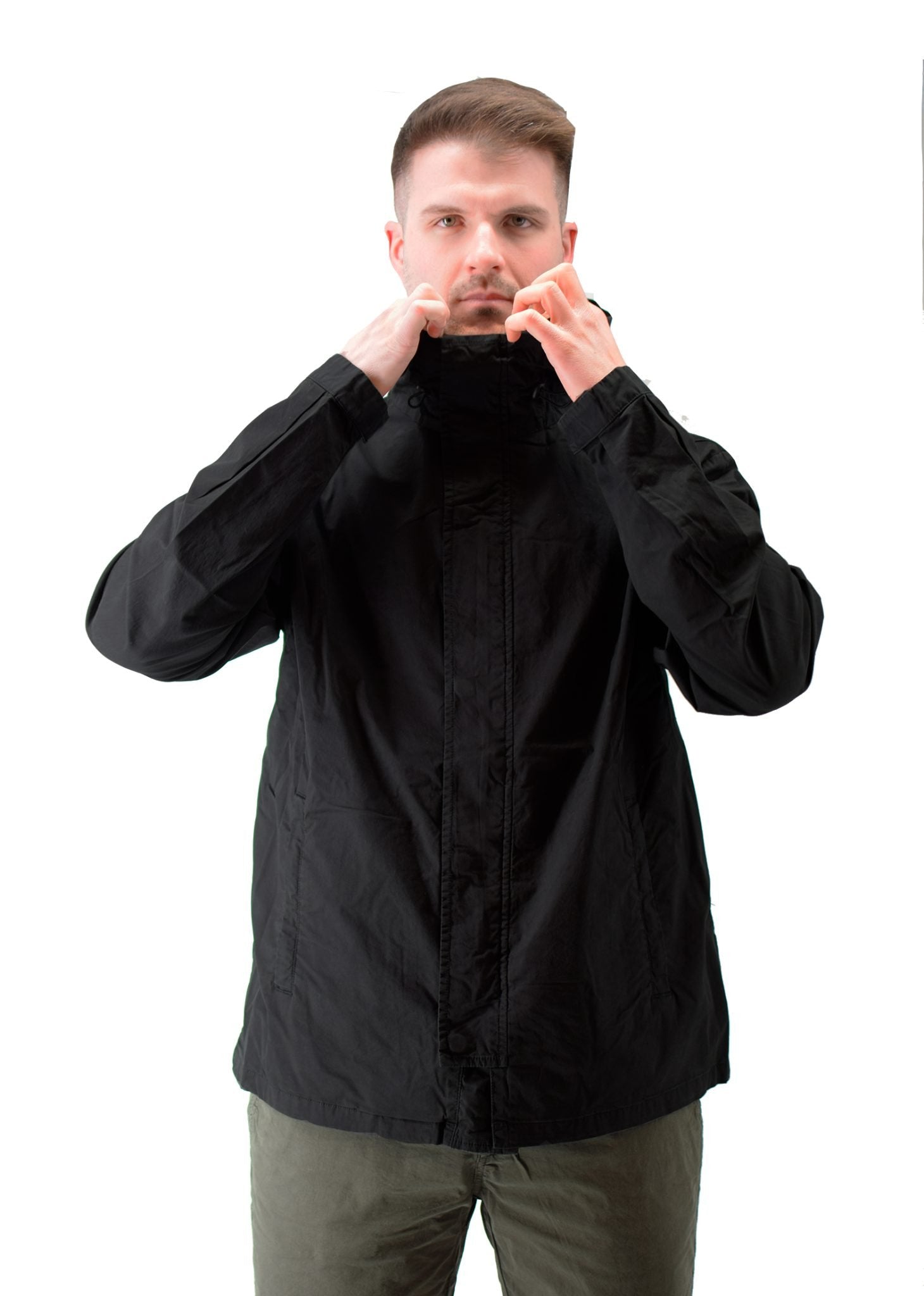 034 SS26 Patrol Jacket Three Stroke - Black