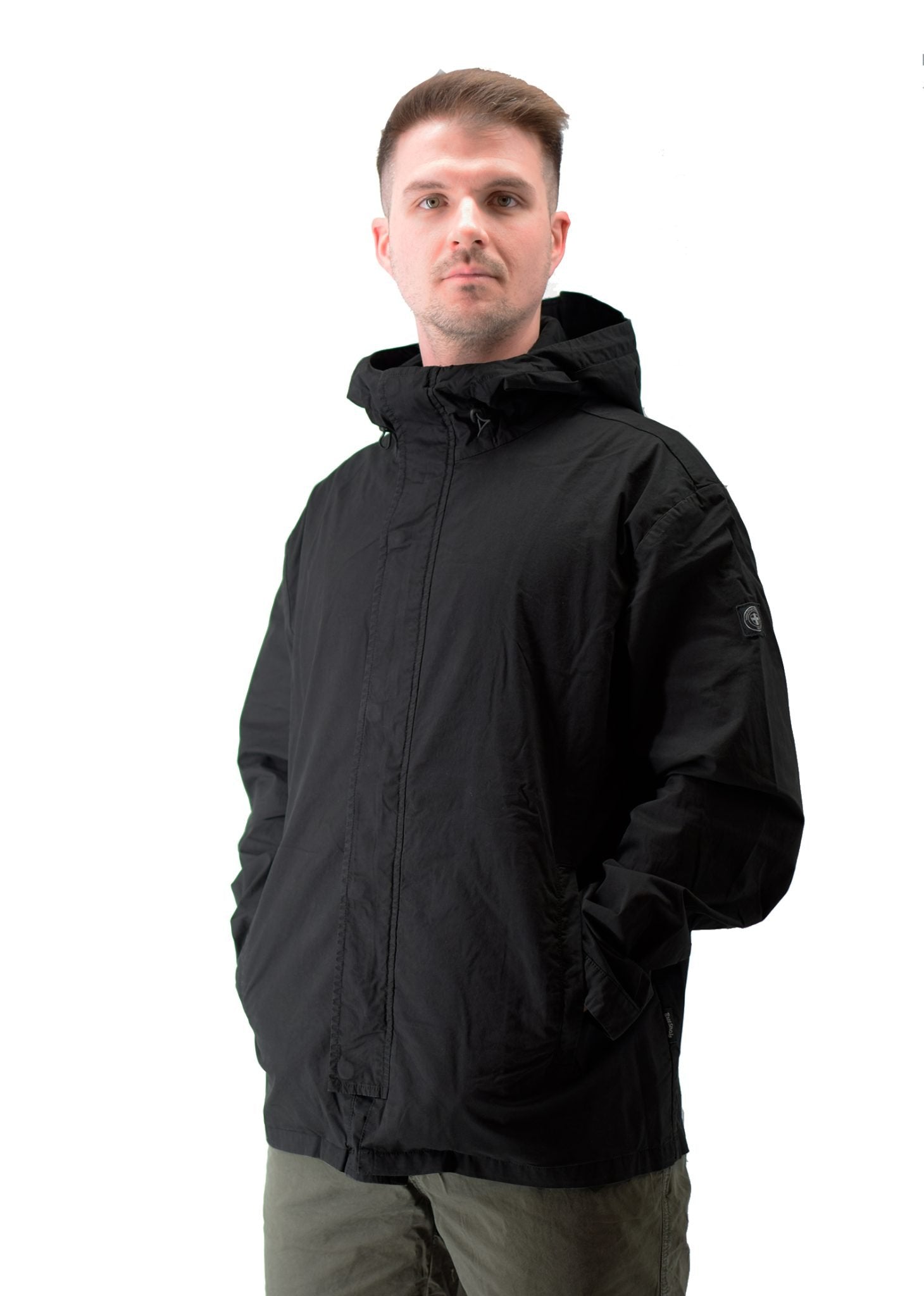 034 SS26 Patrol Jacket Three Stroke - Black