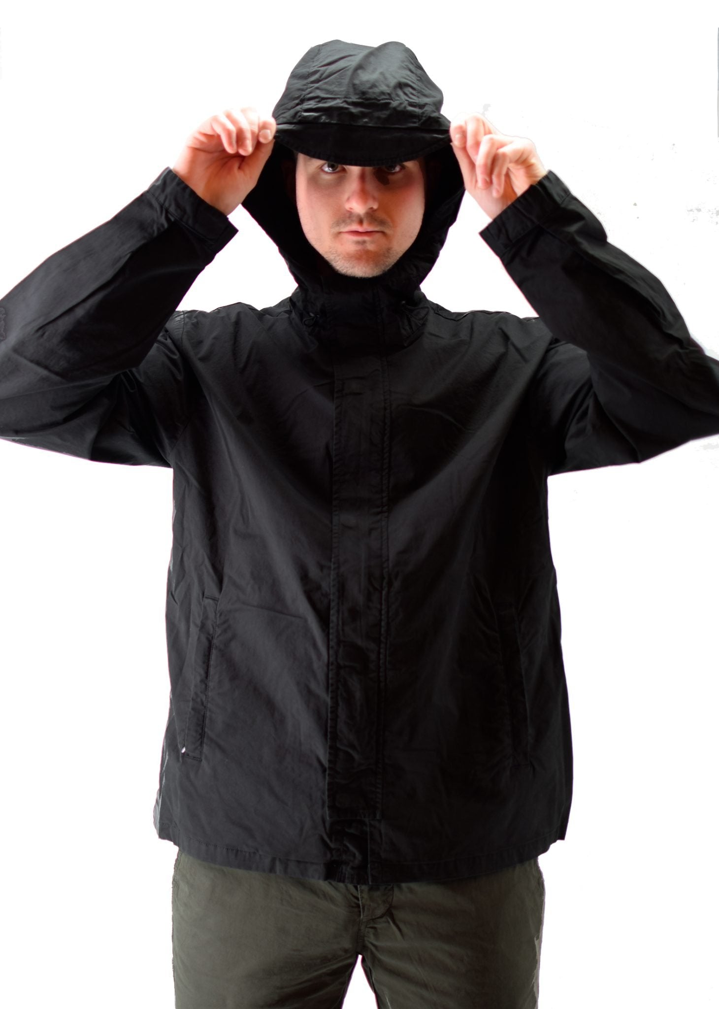 034 SS26 Patrol Jacket Three Stroke - Black