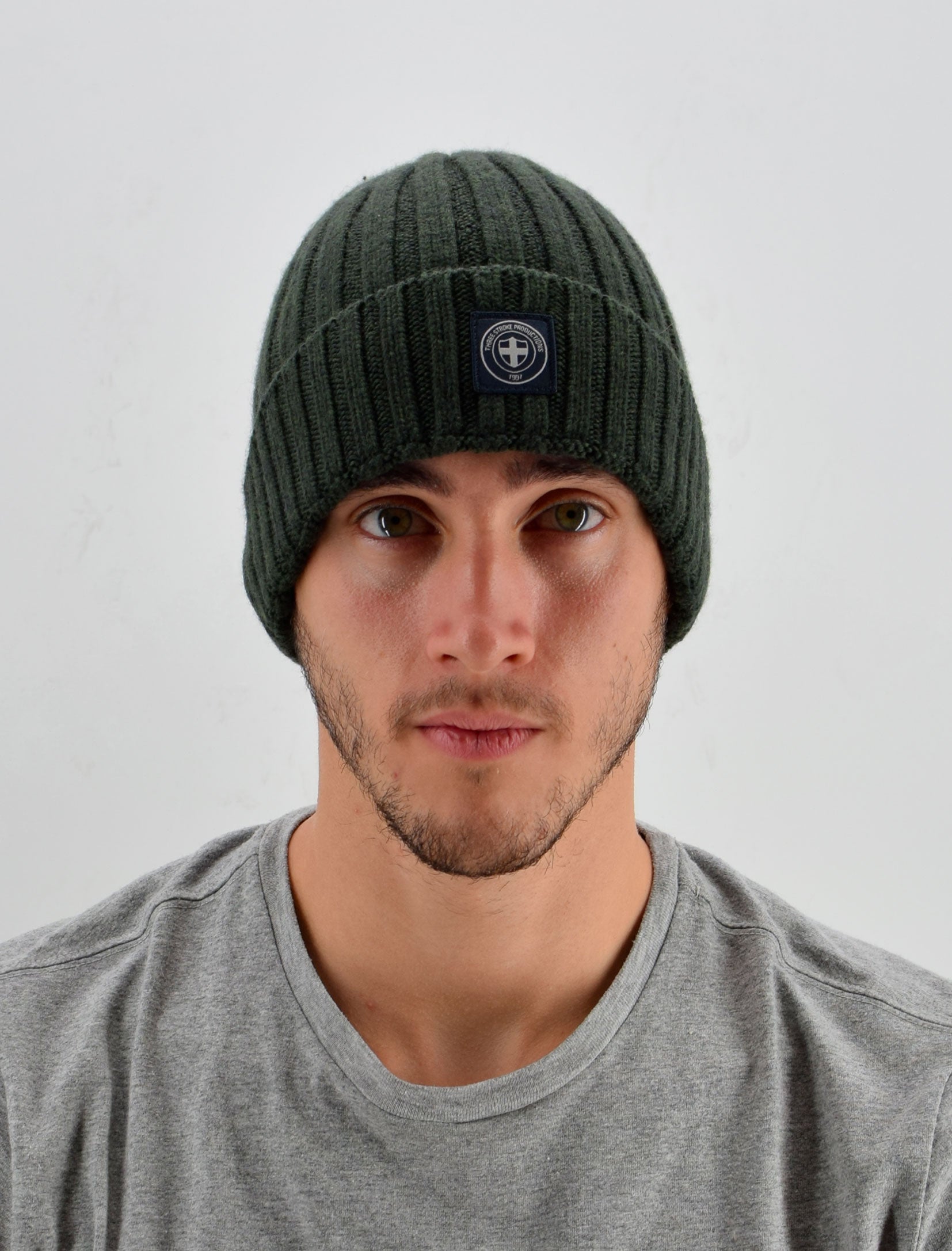 Fjord Beanie 031 AW24 Three Stroke - Forest