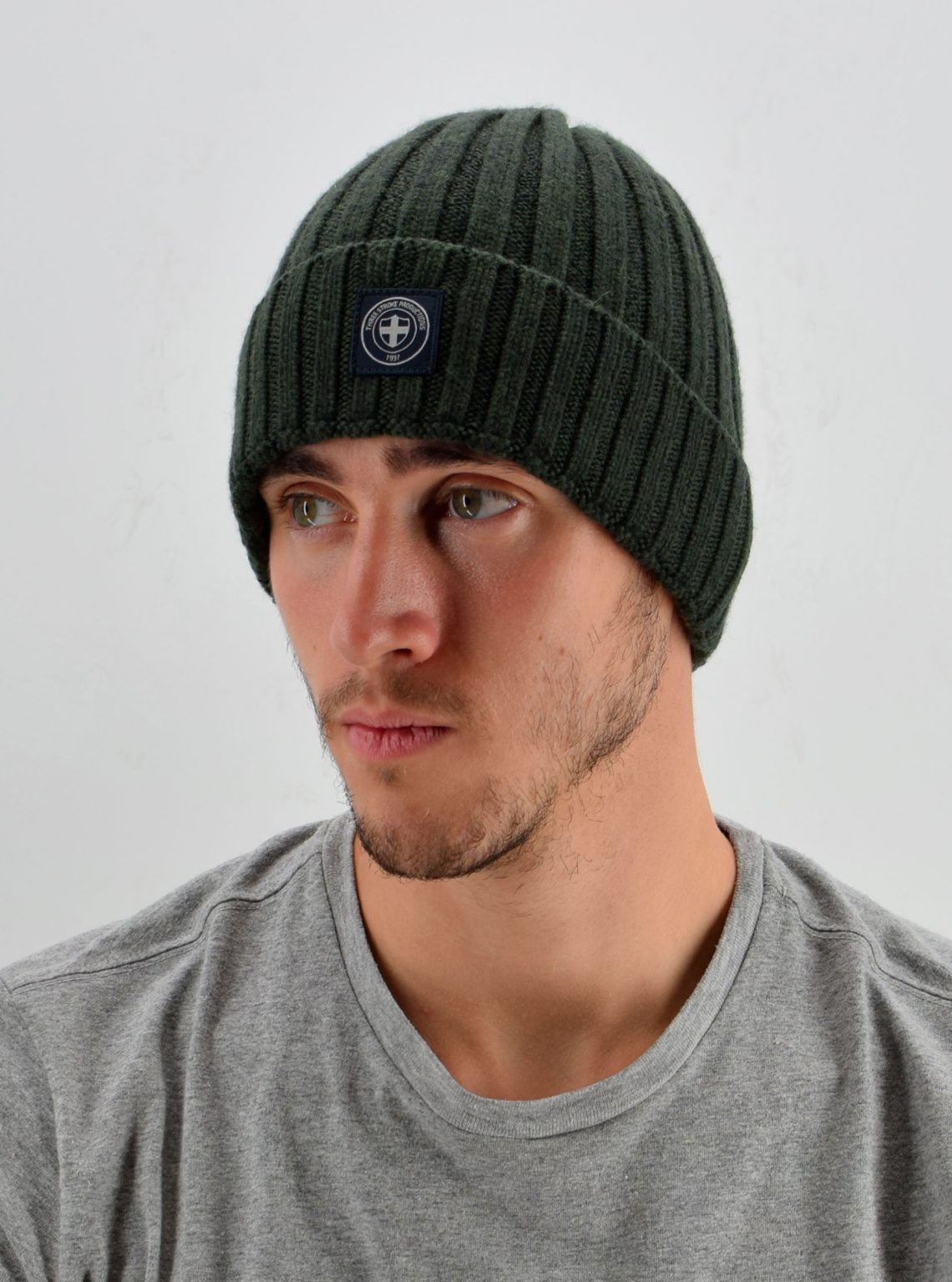 Fjord Beanie 031 AW24 Three Stroke - Forest