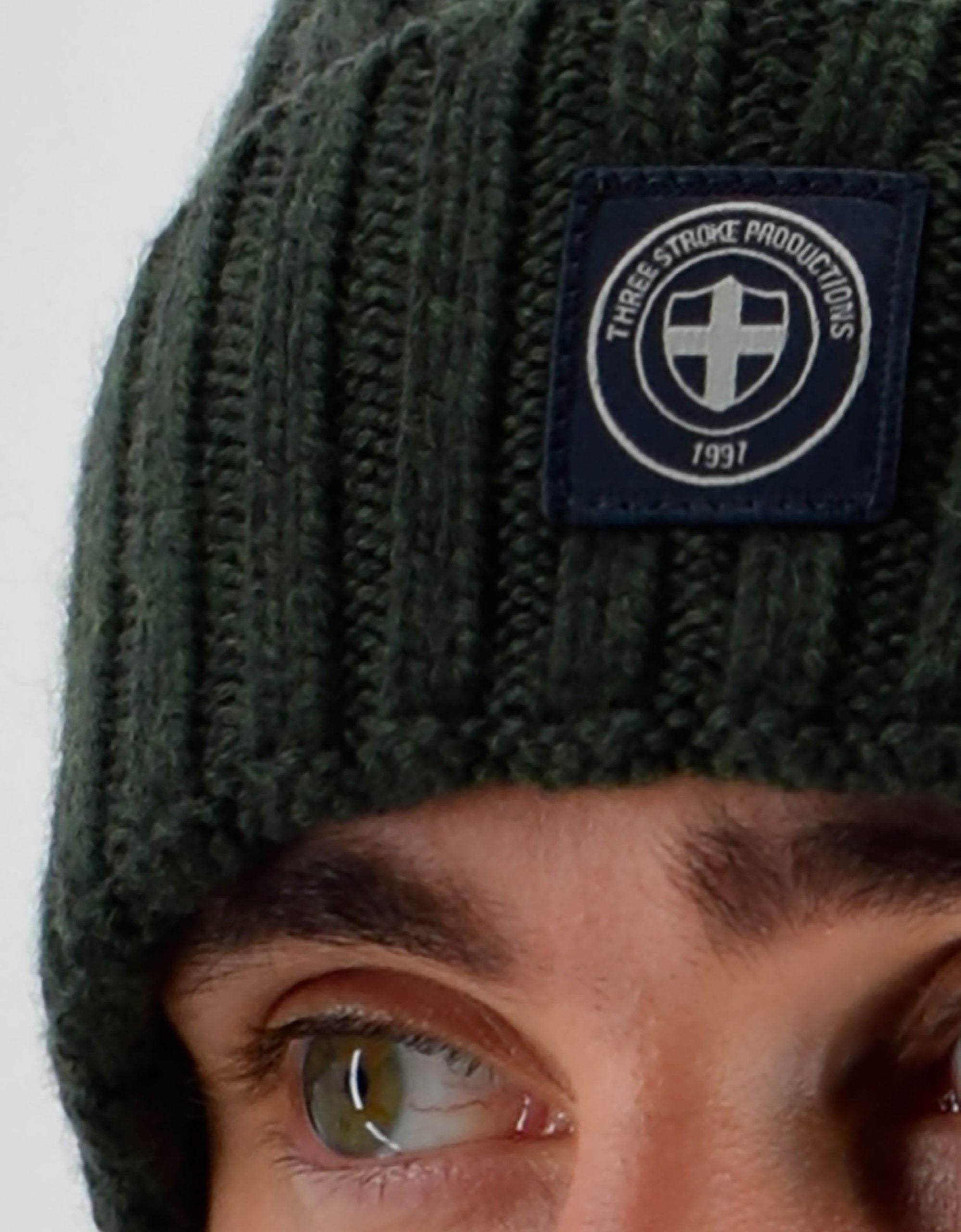 Fjord Beanie 031 AW24 Three Stroke - Forest