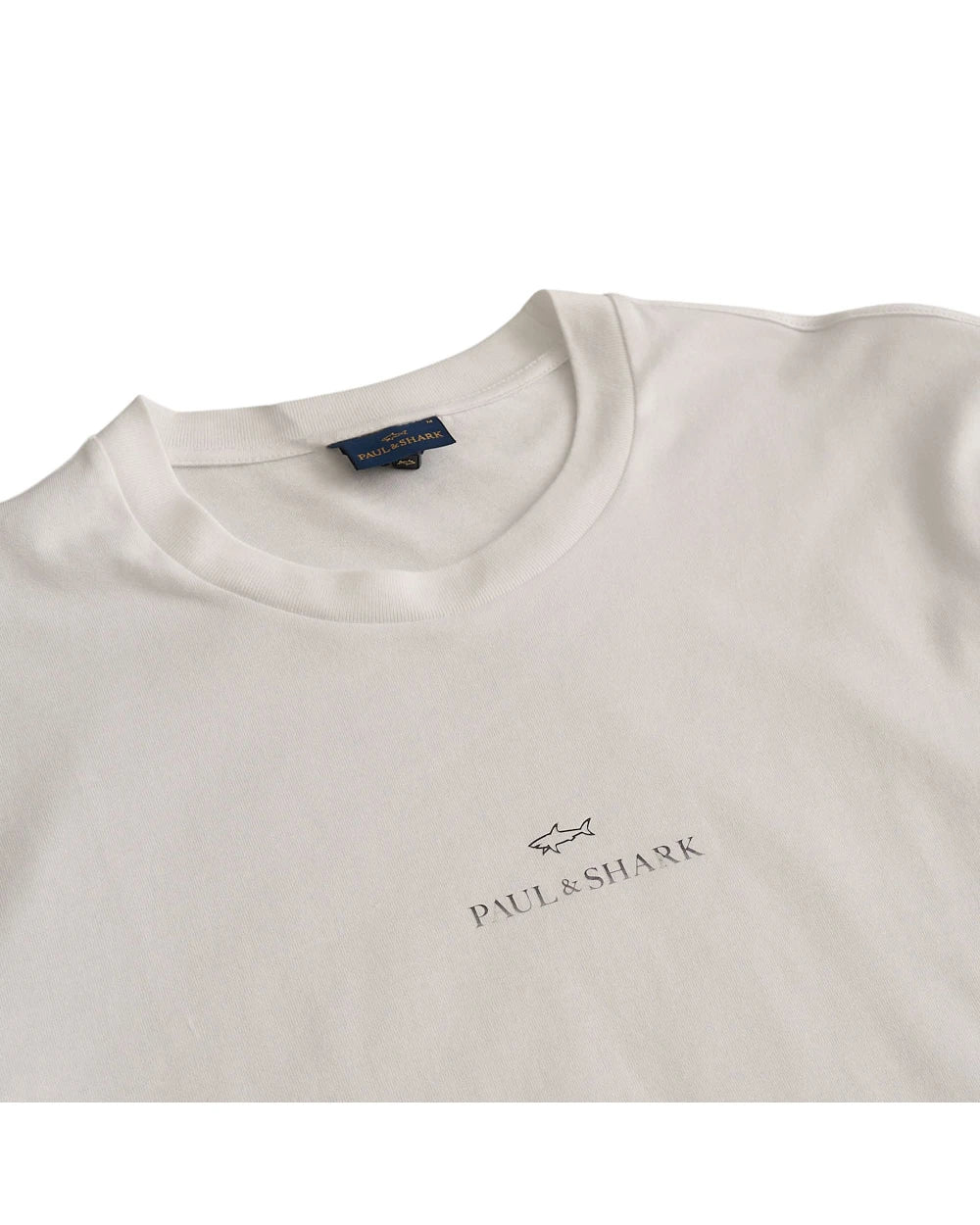 T-Shirt in Cotone Paul & Shark - White C0P1240 10A