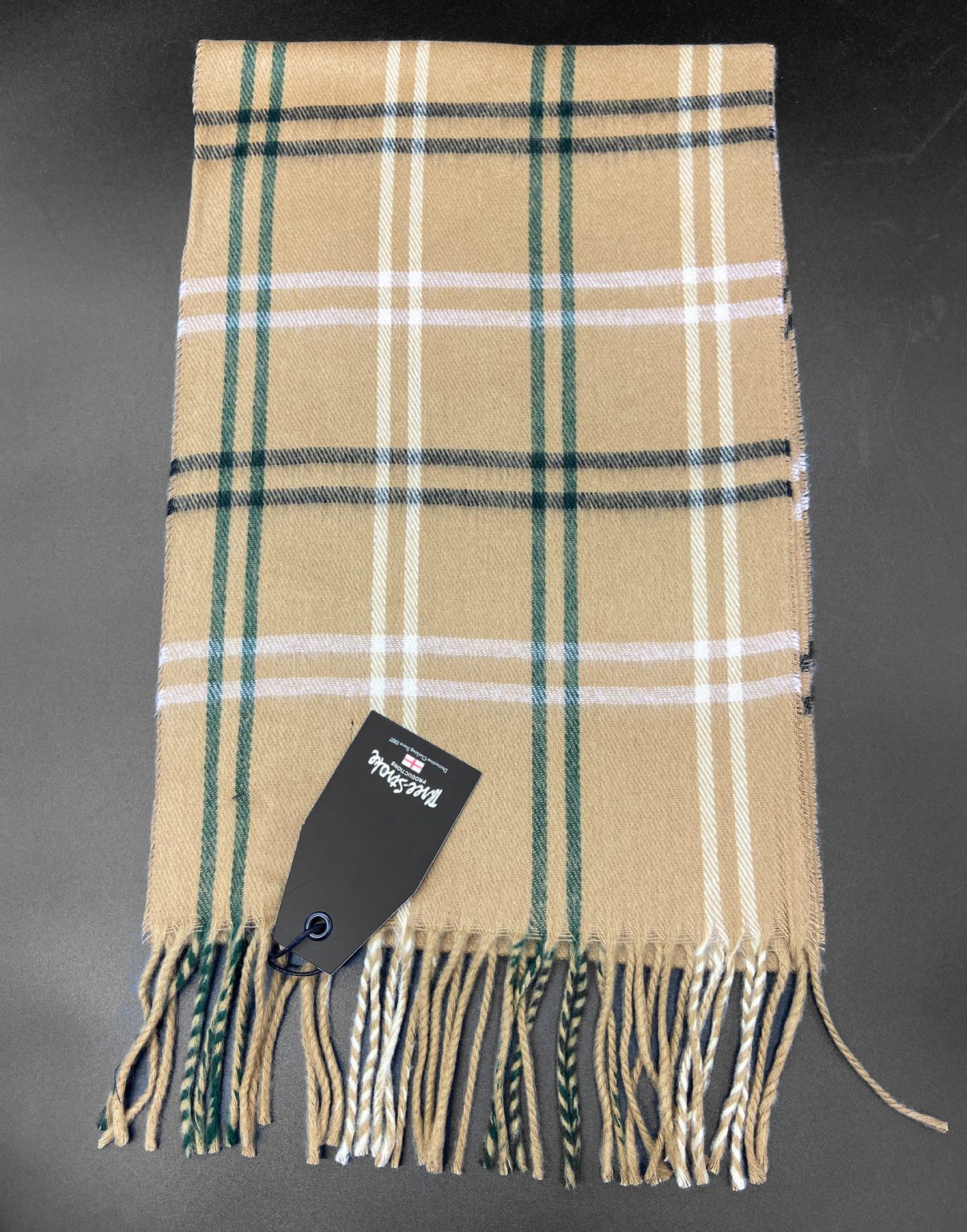 Scarf Vidar 048 Three-Stroke AW25 - Beige