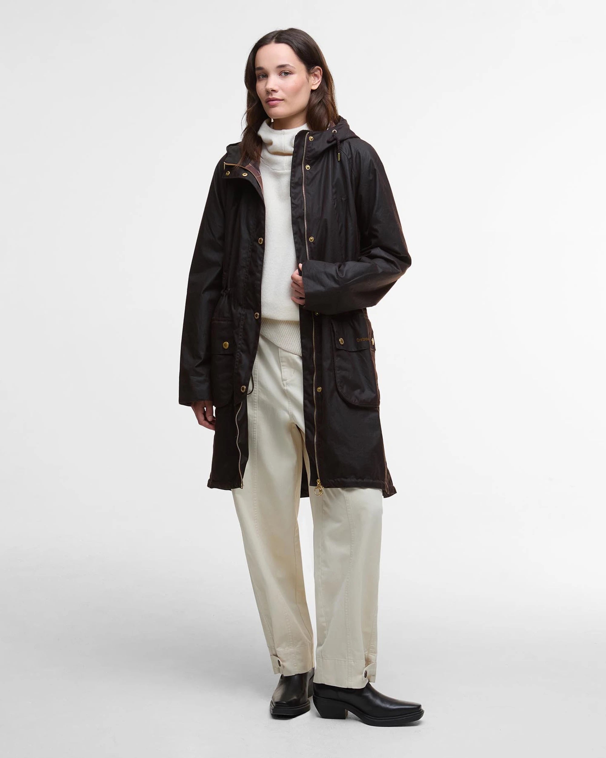 Marcy Wax Parka AW25 Barbour Donna