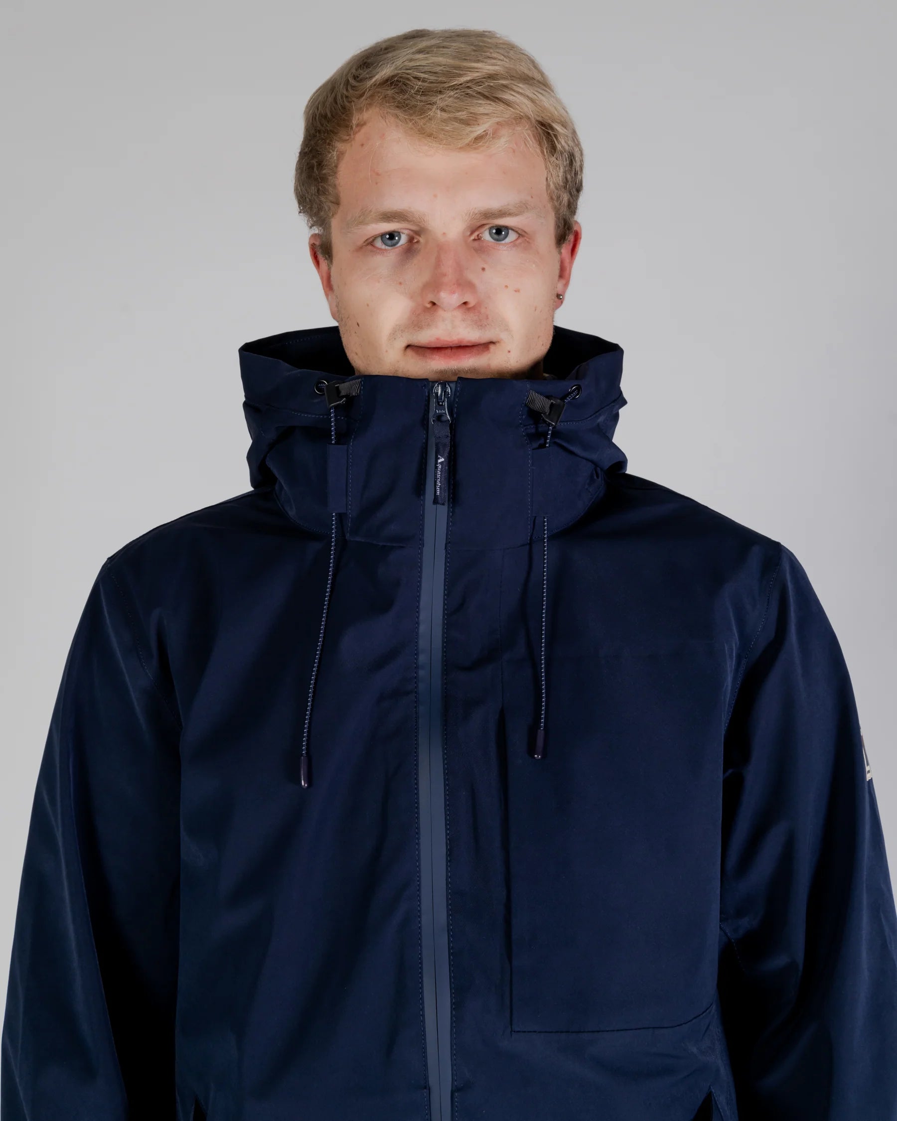 Hydro 3-Way Active Club Check Parka Aquascutum - Navy