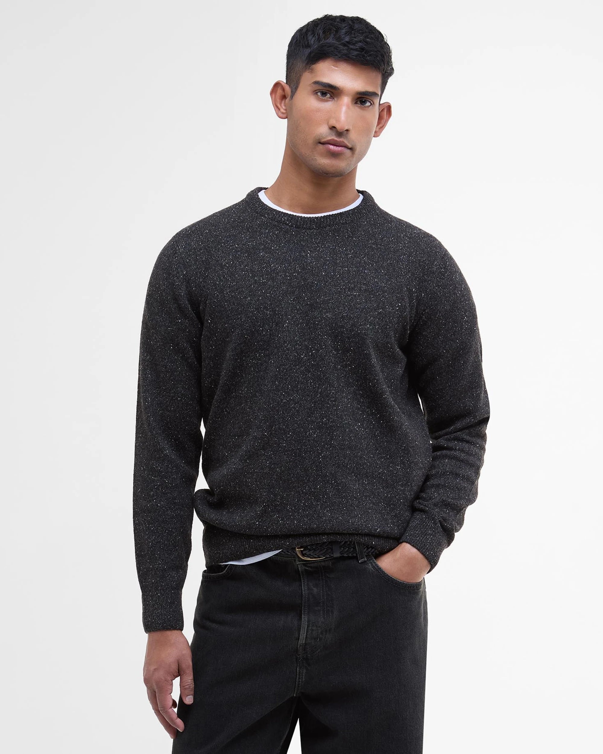 Essential Tisbury Crew AW25 Barbour - Black