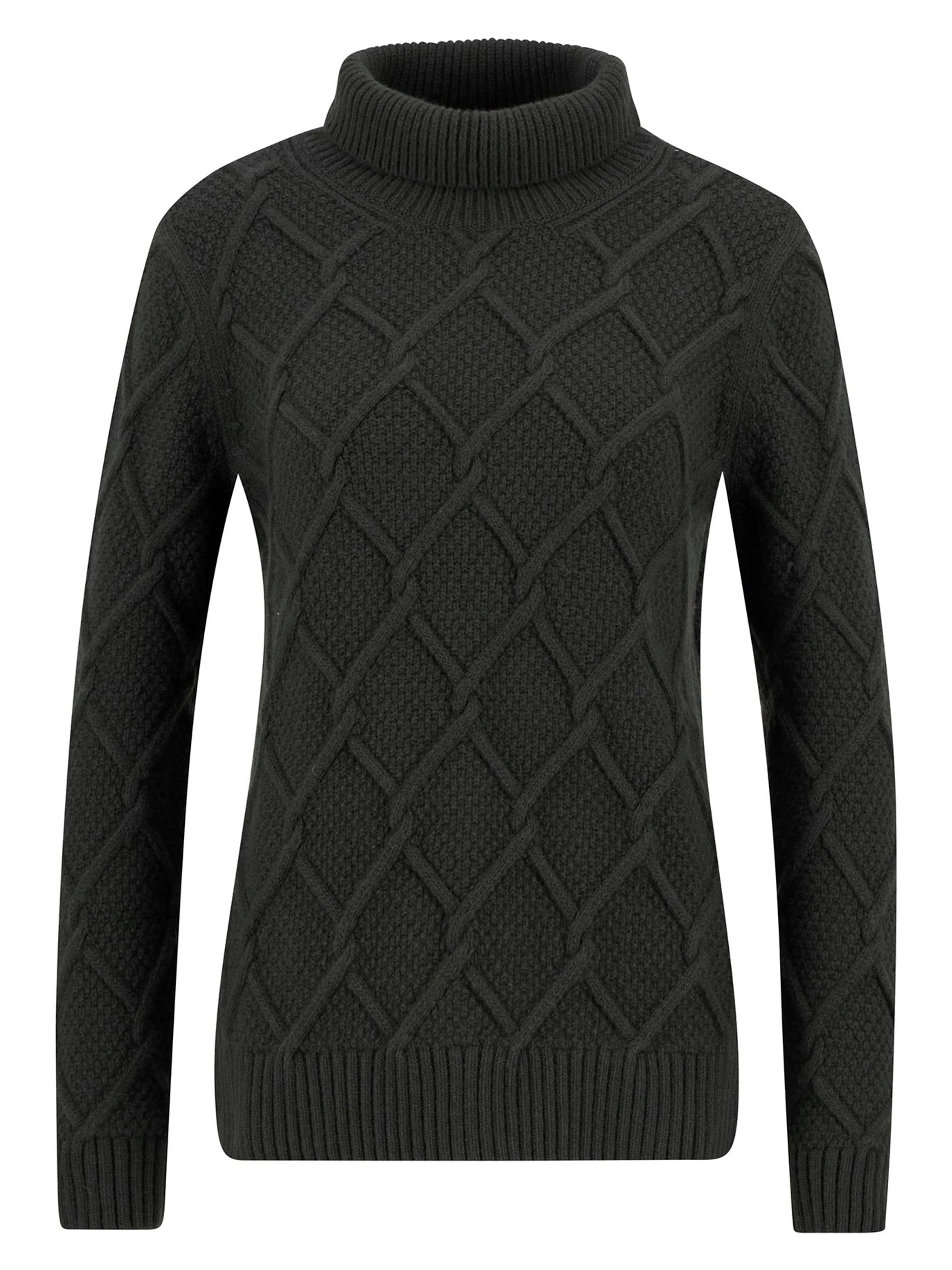 Burne Roll Neck Knit AW25 Barbour Donna - Olive
