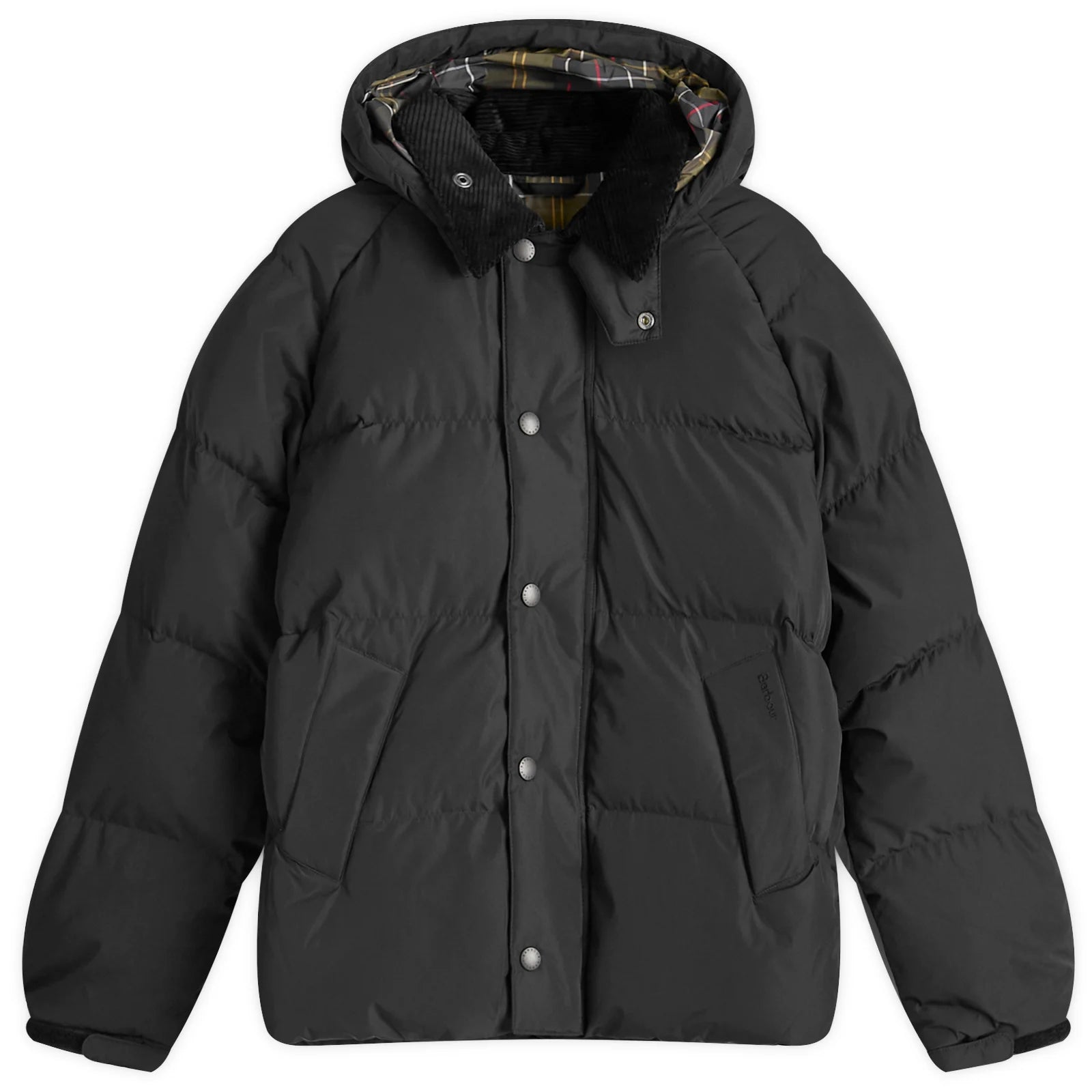 Oversized Transport Puffer Jacket Barbour AW25 - BLACK