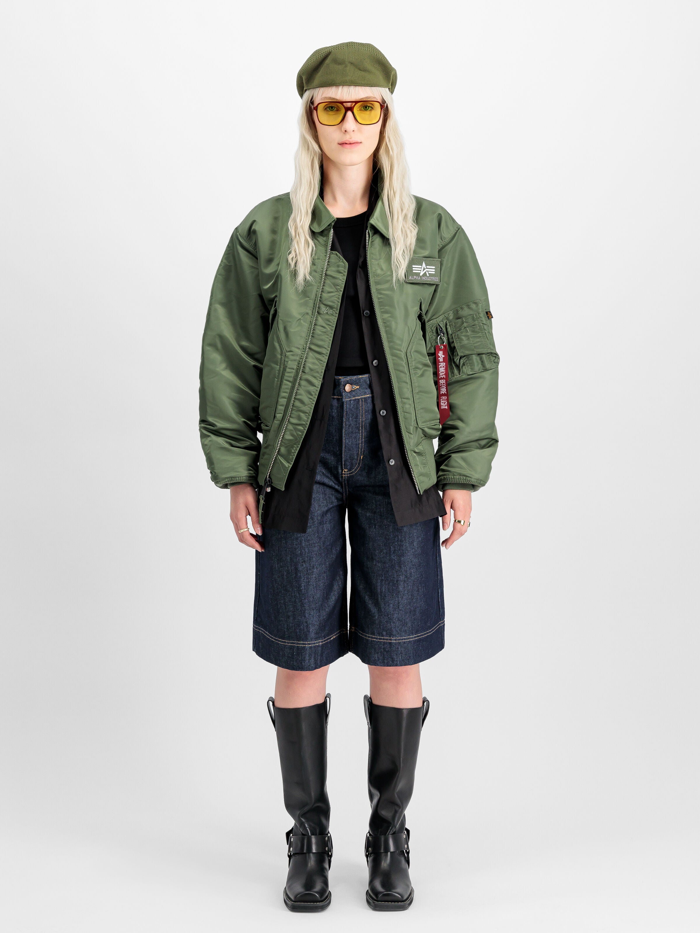 CWU-45 Heritage Bomber Jacket Alpha Industries AW25 - Sage Green