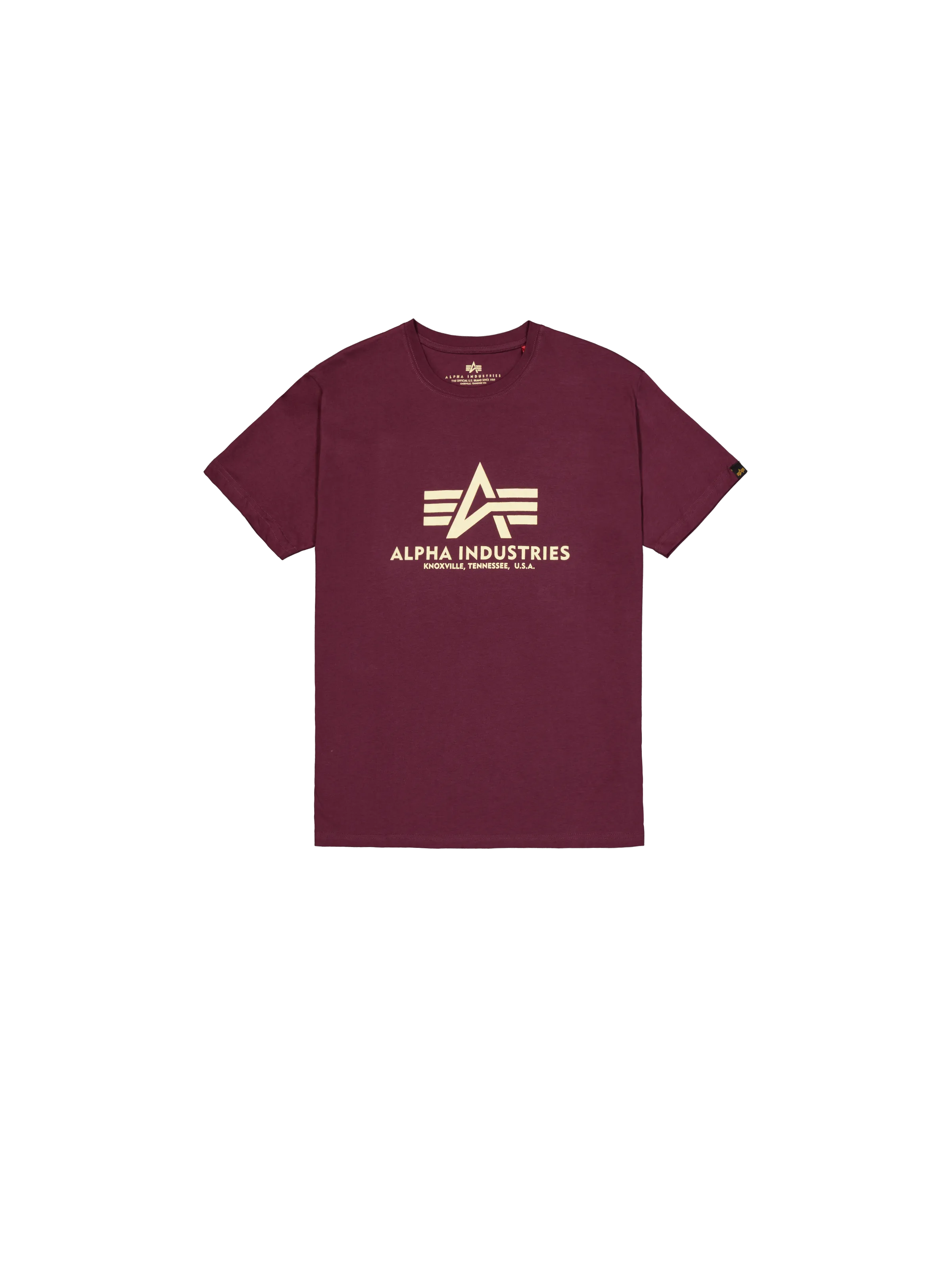 Basic Big Logo T-Shirt Alpha Industries - Dark Cherry