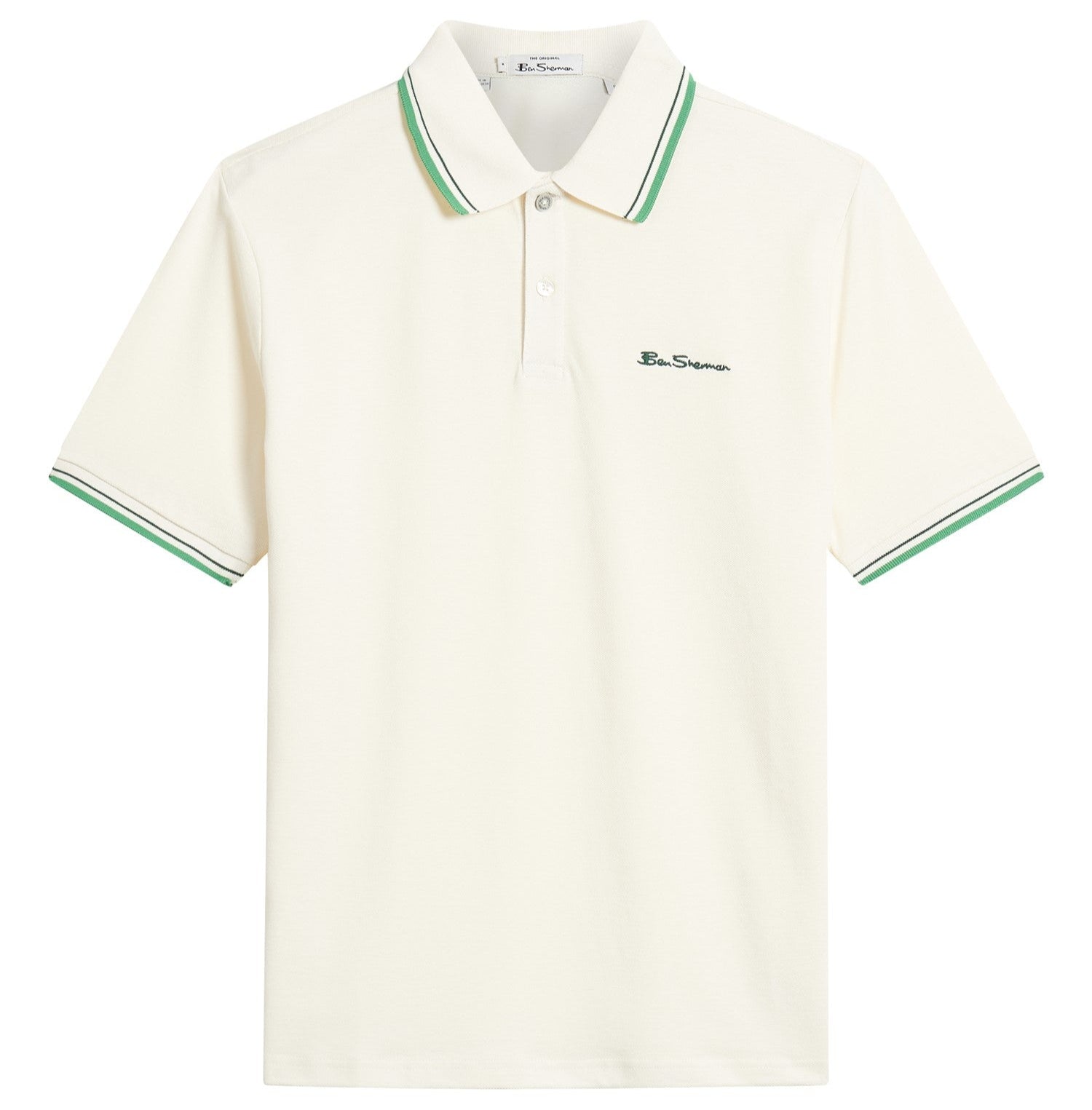 Signature Pique Polo Ben Sherman - Ivory
