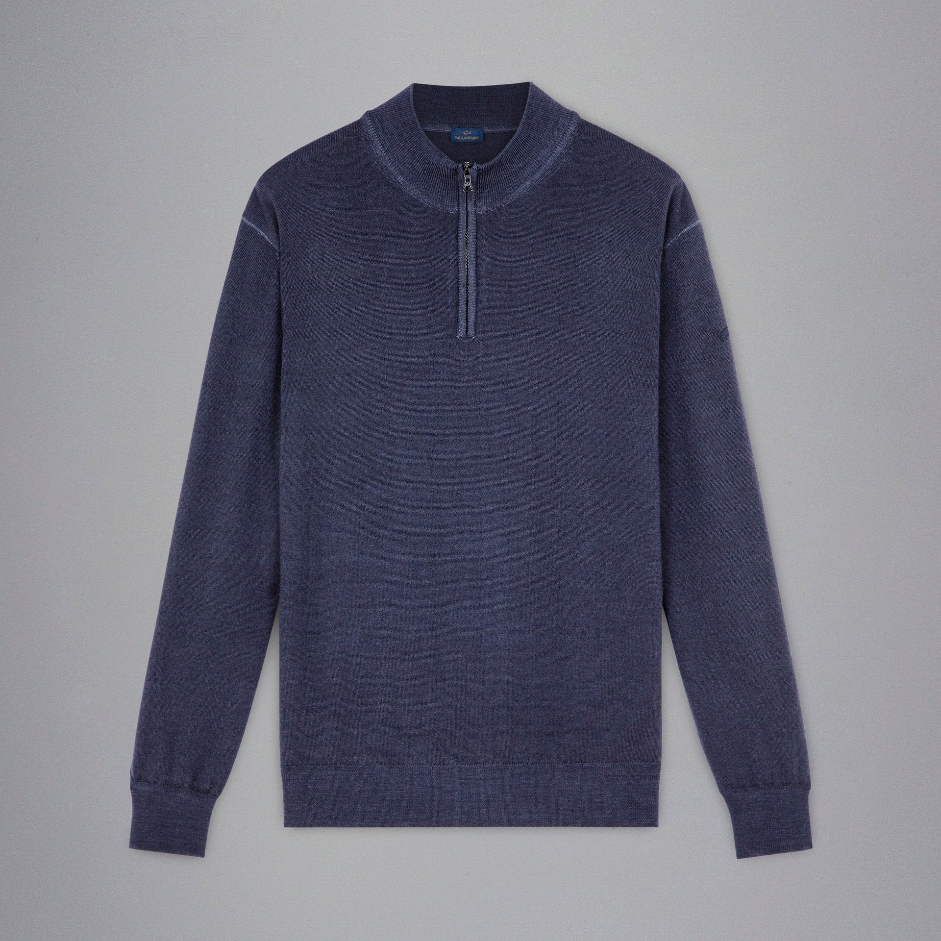 Maglione in Lana tinto capo Paul and Shark - Blue Navy 050