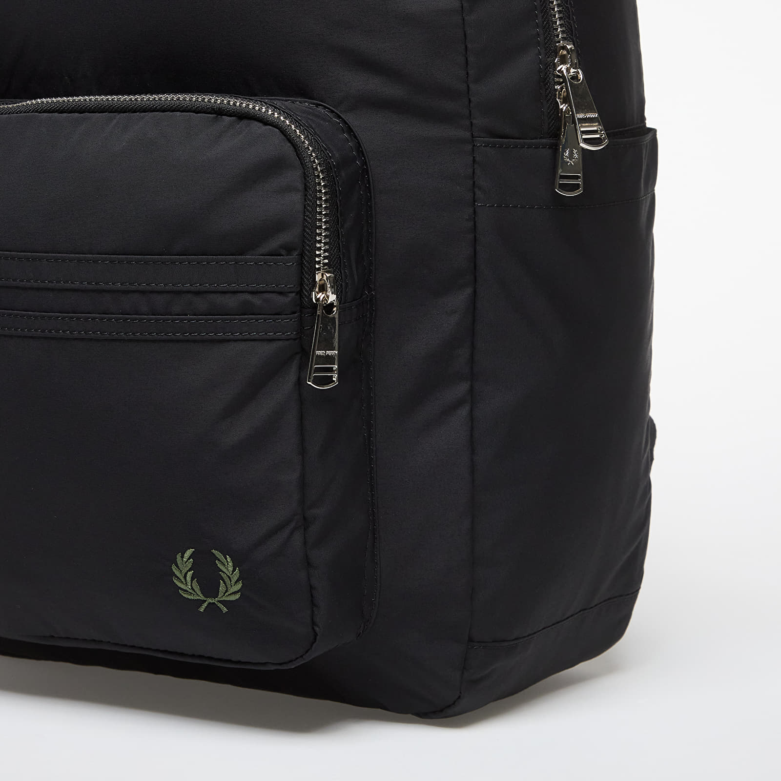 FP Nylon Twin Tipped BackPack Bag Fred Perry - Black