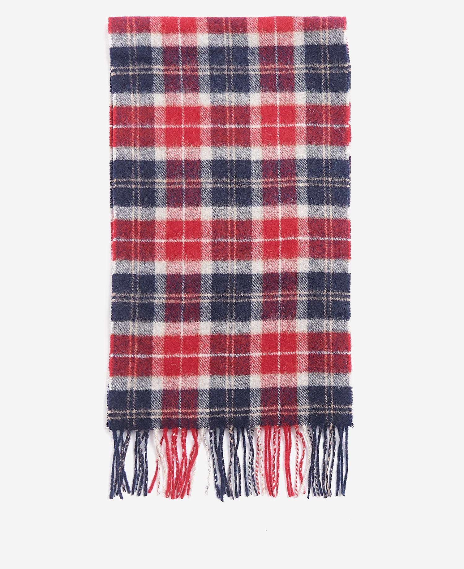 Tartan Lambswool Scarf AW25 Barbour - Cranberry Tartan