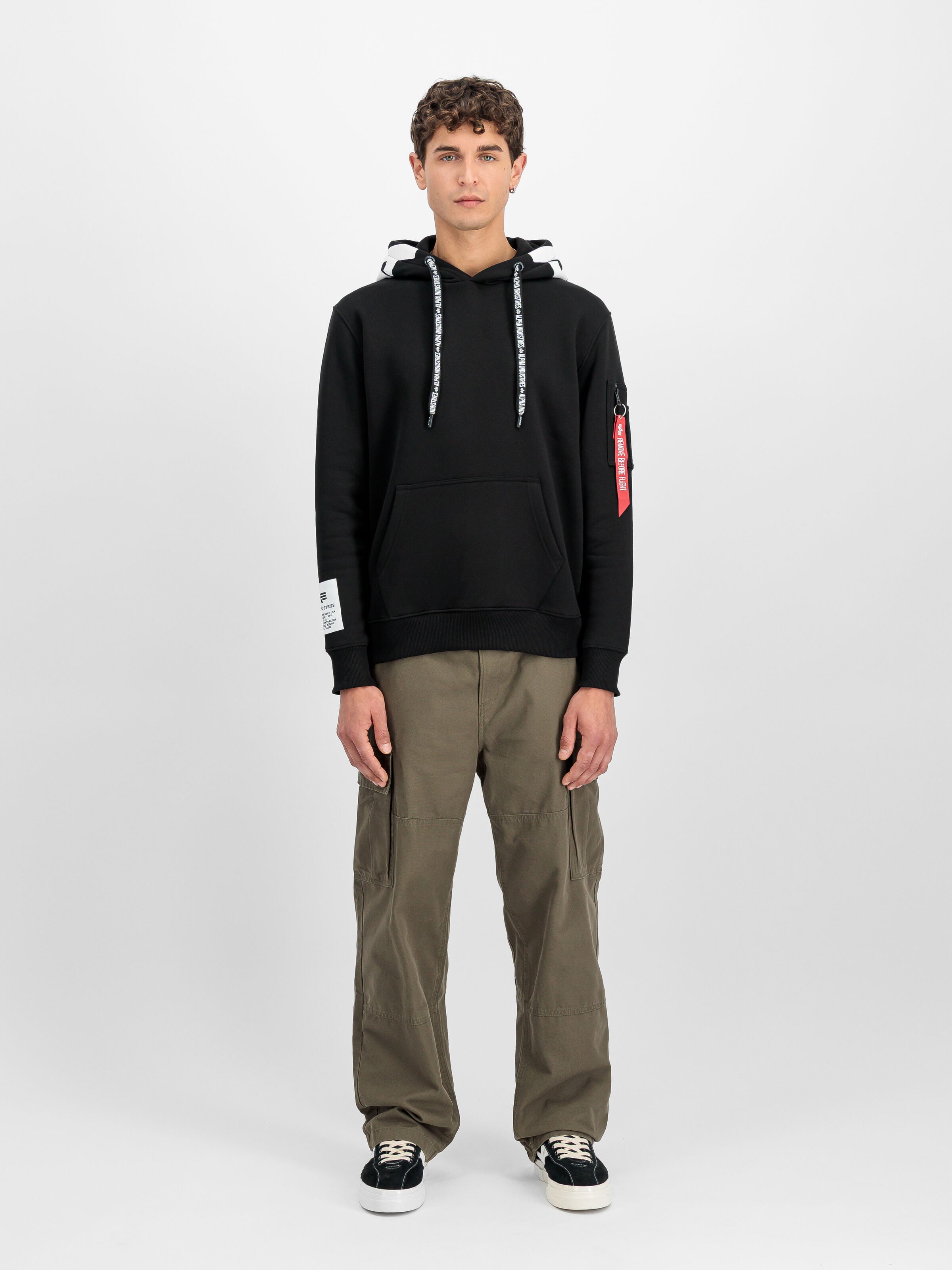 Alpha Hoodie Alpha Industries AW25 - Black
