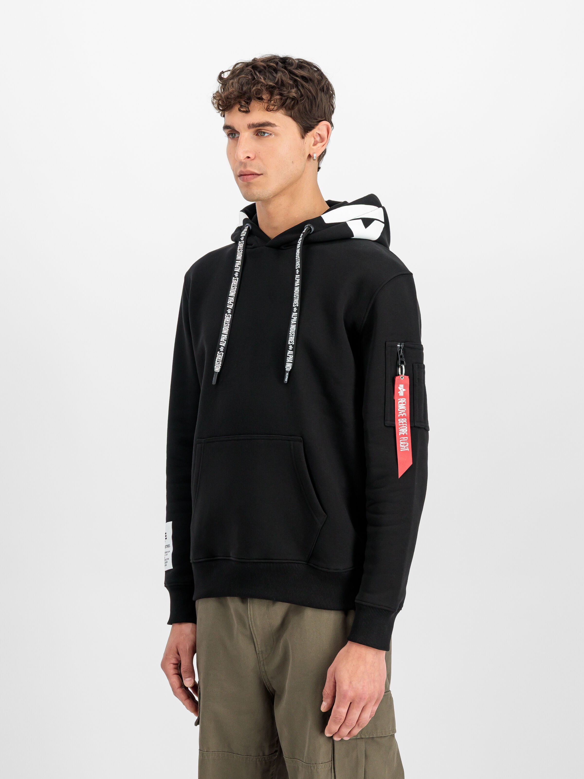 Alpha Hoodie Alpha Industries AW25 - Black