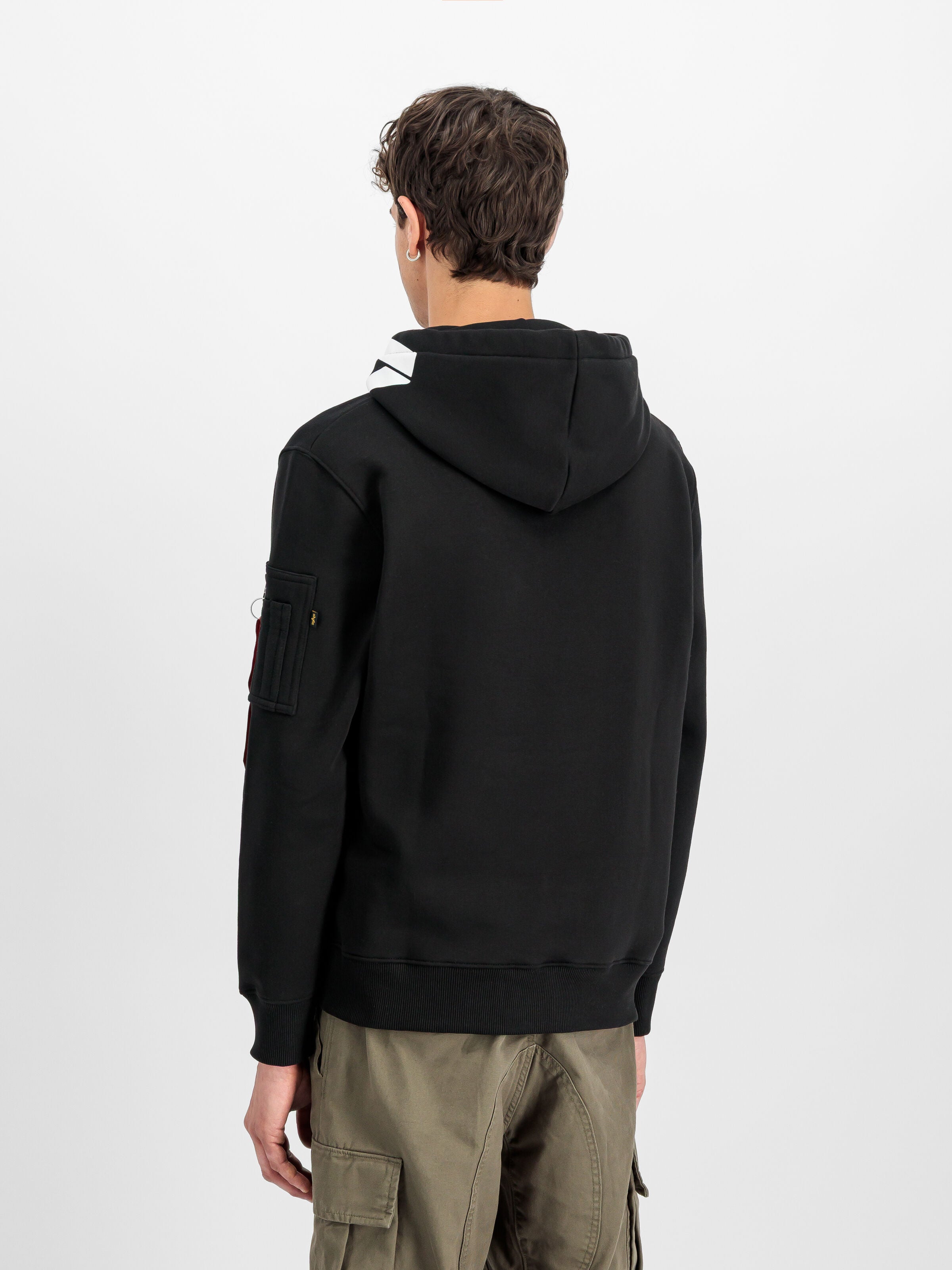 Alpha Hoodie Alpha Industries AW25 - Black