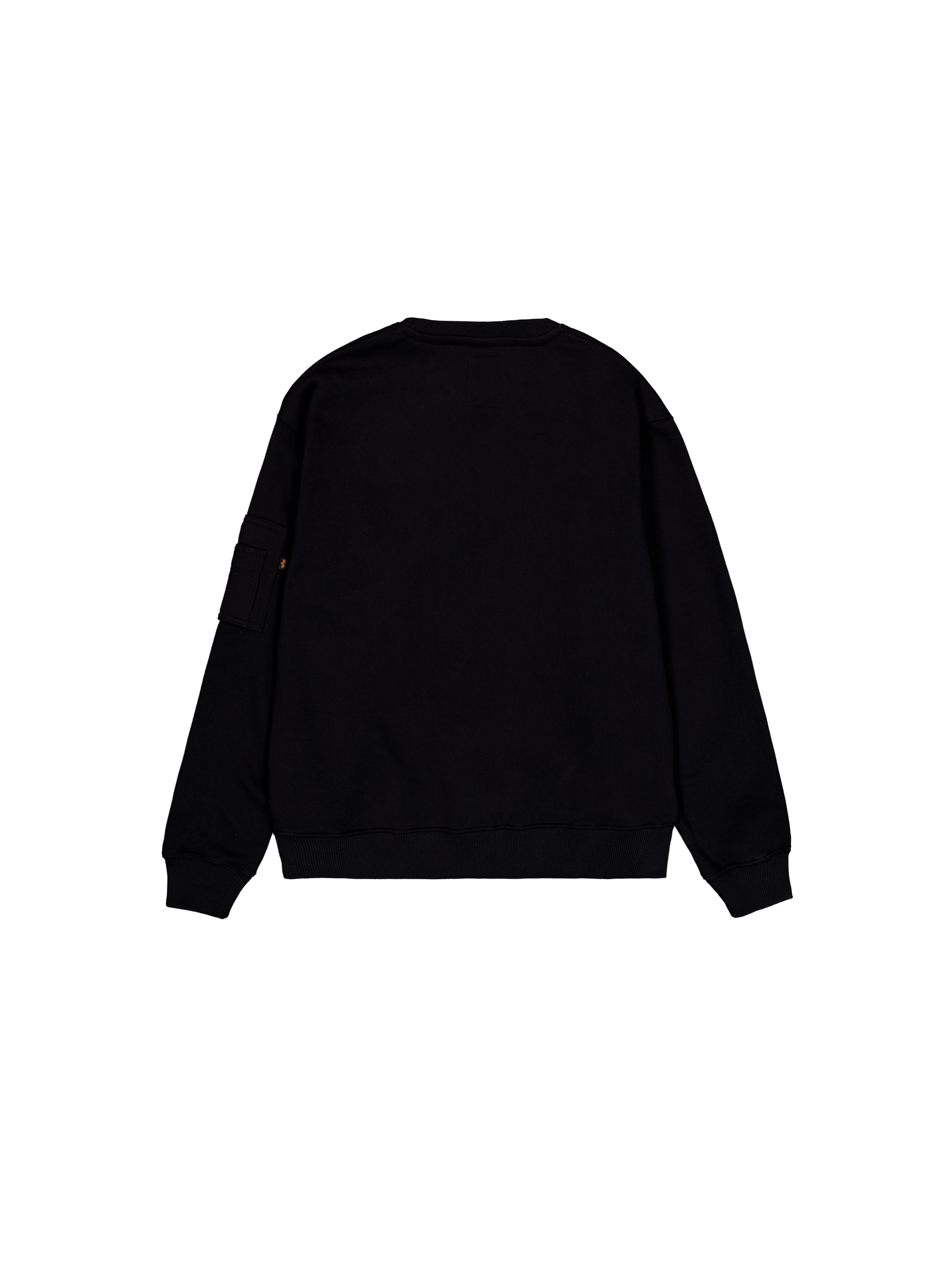 Satin Logo Sweatshirt Alpha Industries AW25 - Black