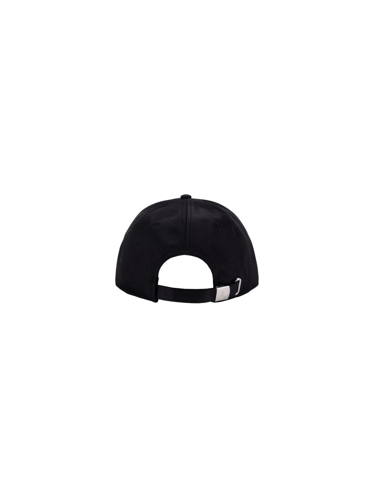 Alpha Industries – Metal Label Cap – Black/Metalsilver
