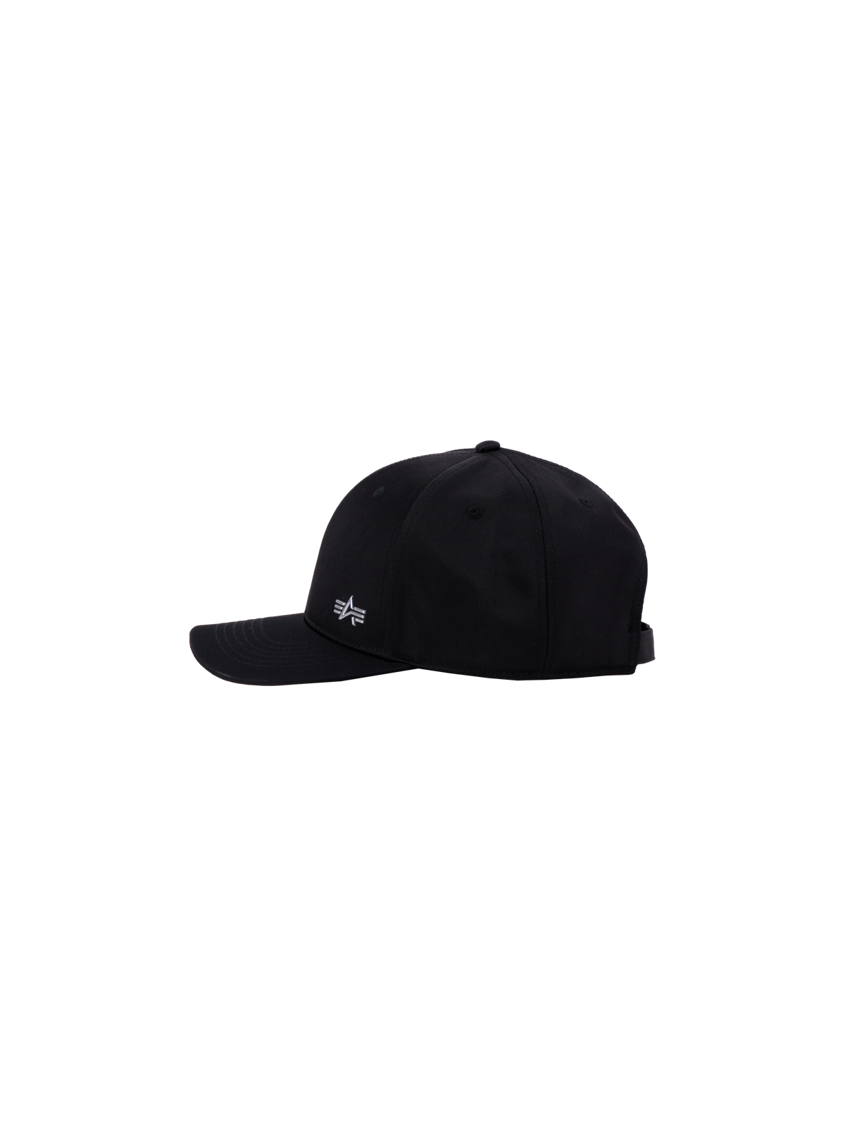 Alpha Industries – Metal Label Cap – Black/Metalsilver