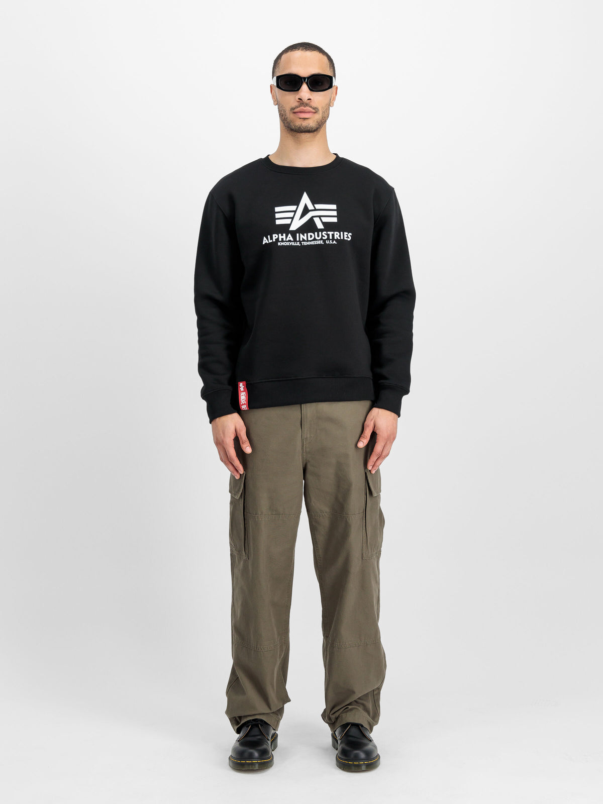 Alpha Industries – Basic Big Logo Sweatshirt – Black