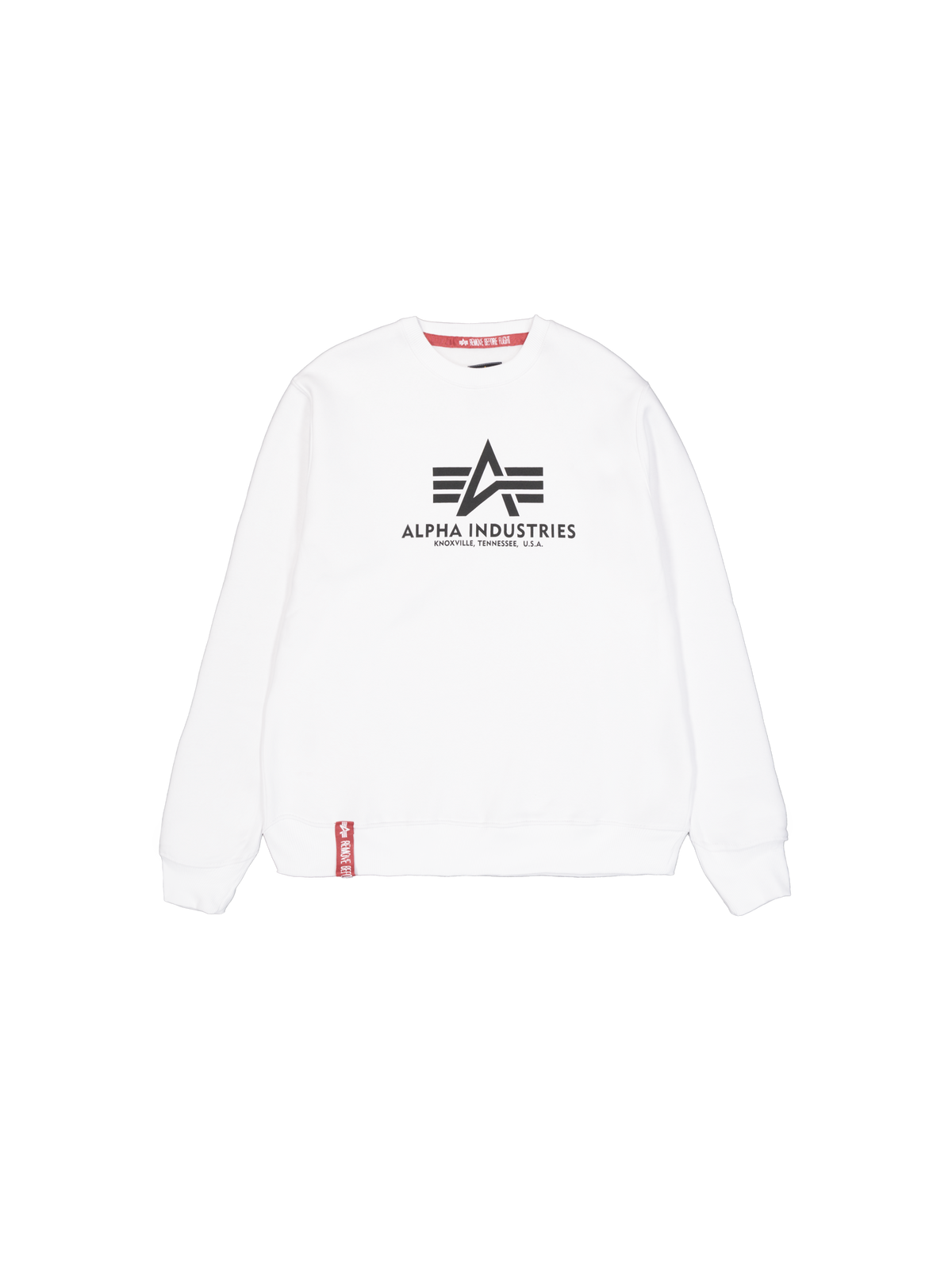 Alpha Industries – Basic Big Logo Sweatshirt – White