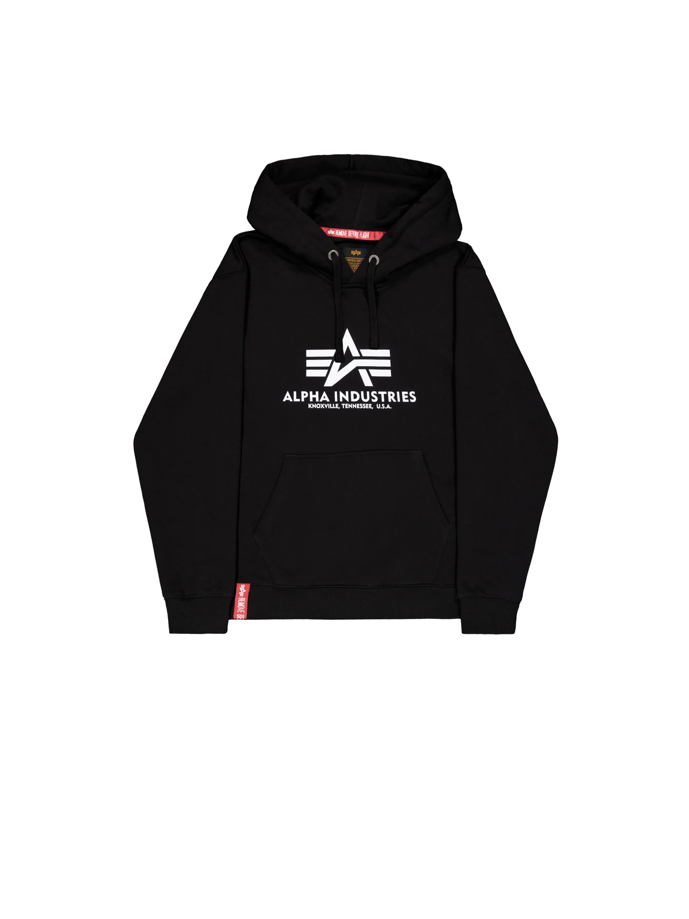 Basic Big Logo Hoodie Alpha Industries AW25 - Black