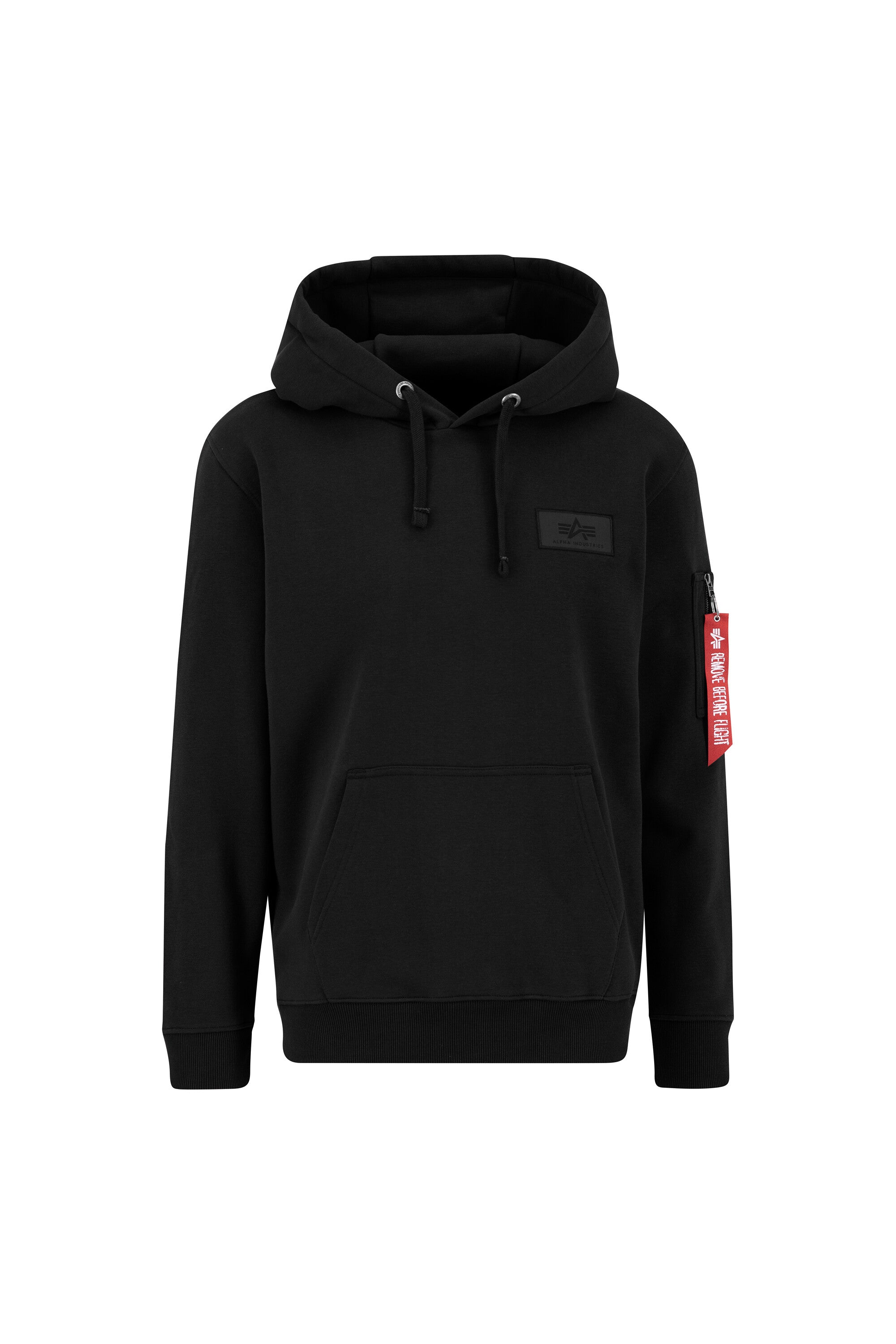 Back Print Hoody Alpha Industries - Black