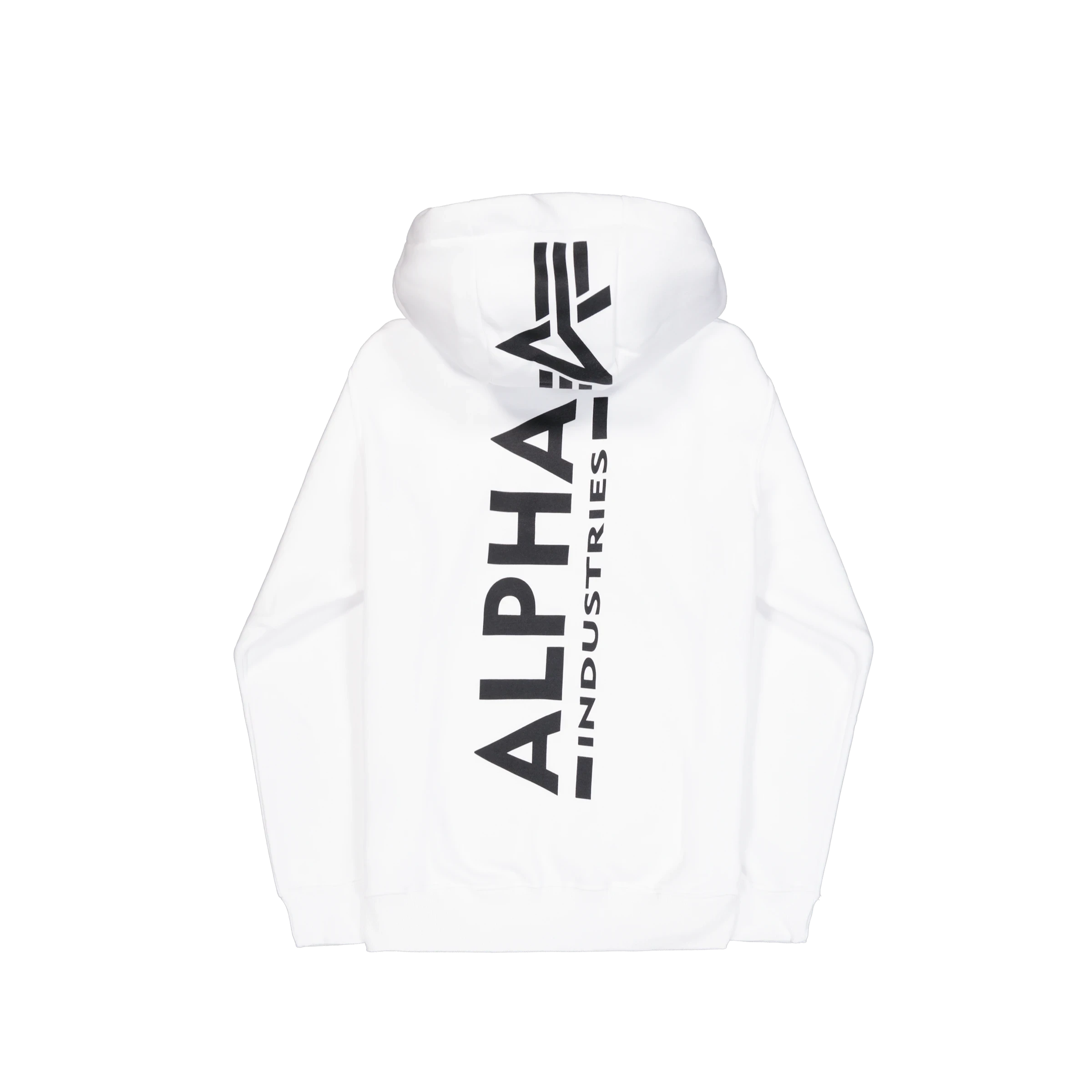 Back Print Hoody Alpha Industries - White