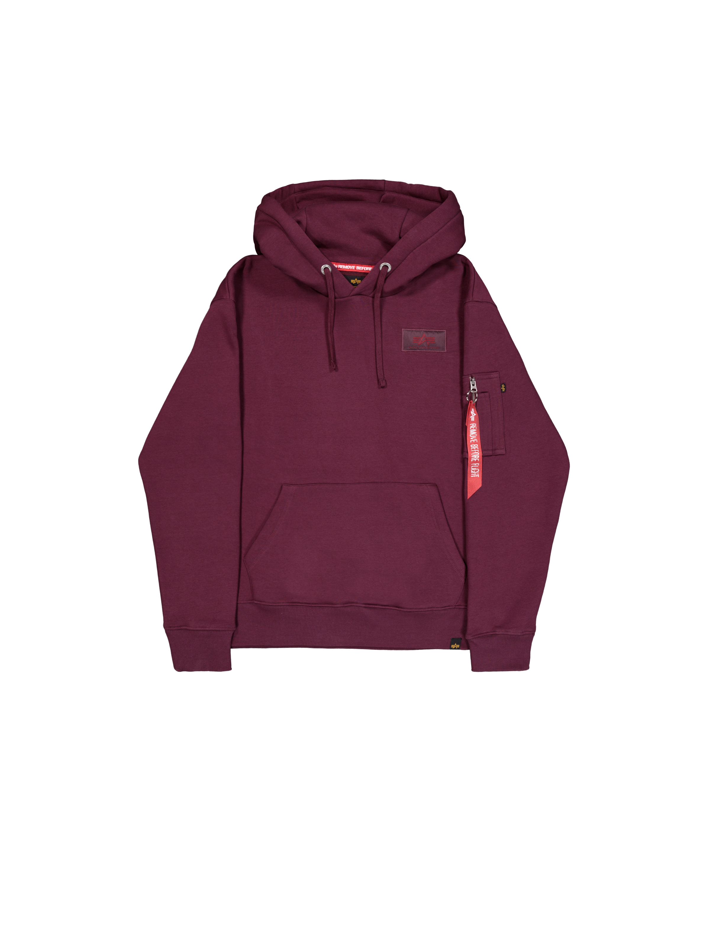 Backprint Hoodie Alpha Industries AW25 - Dark Cherry