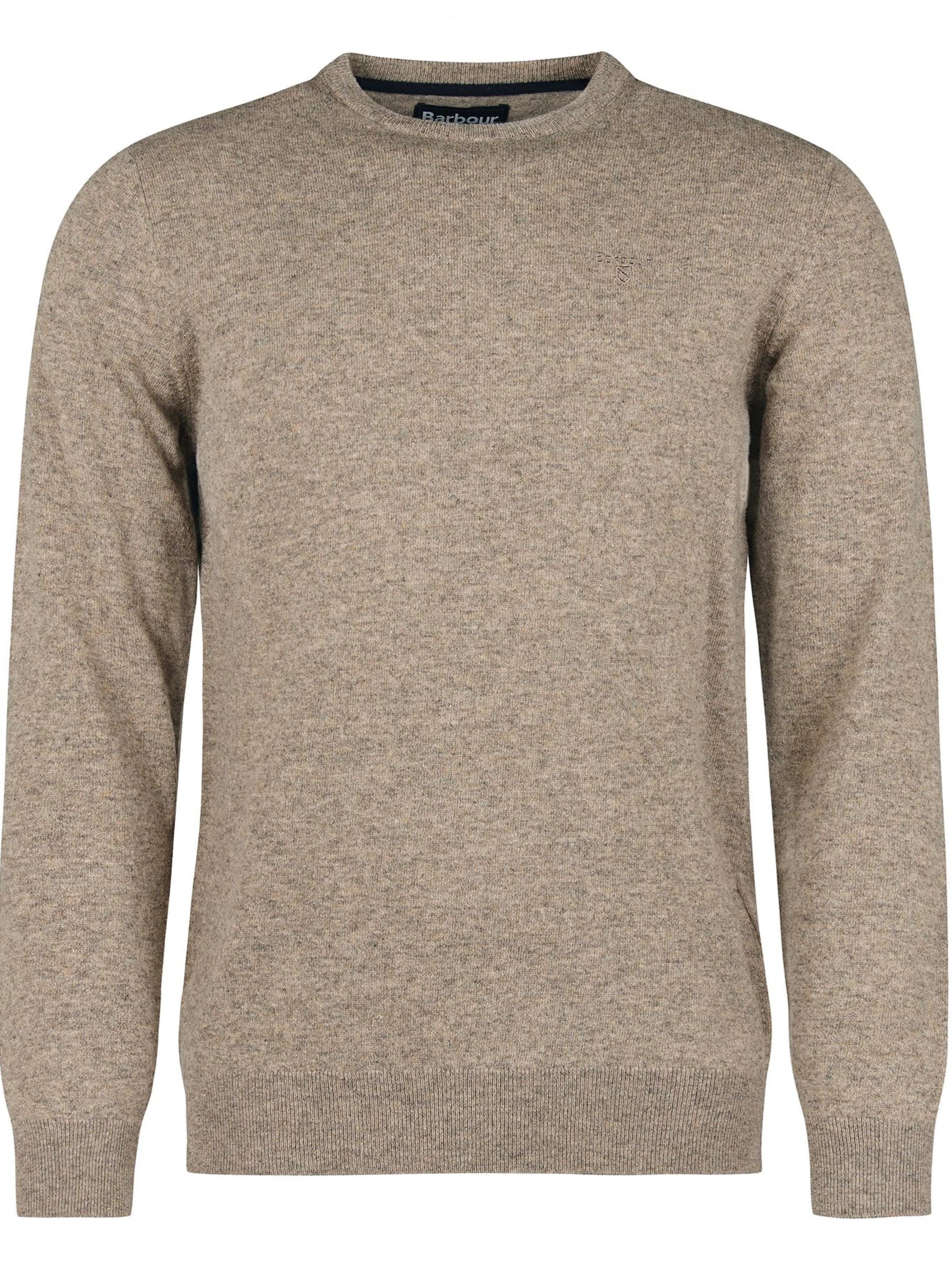 Essential L/Wool Crew AW25 Barbour - Fossil