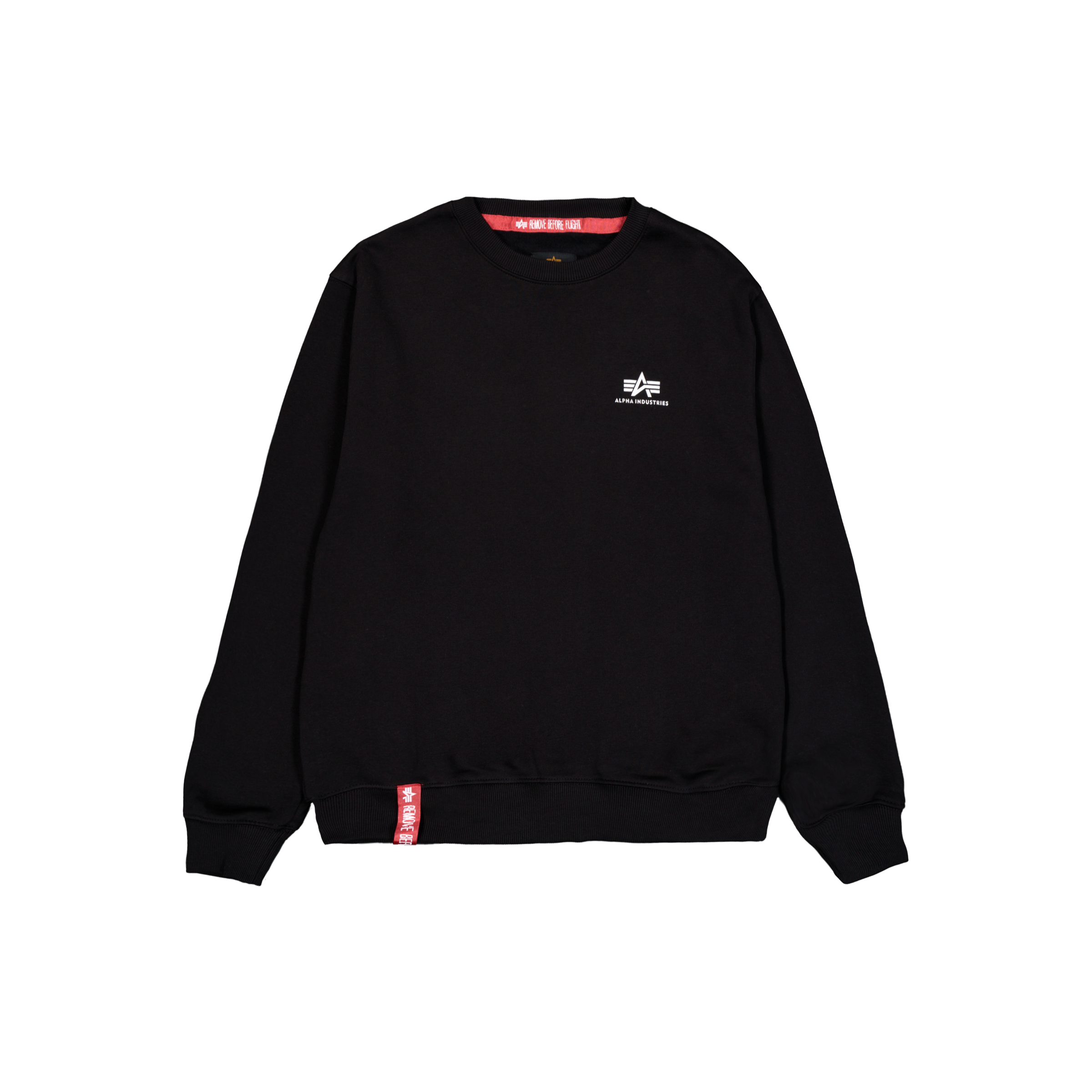 Basic Sweater Small Logo Alpha Industries - Black