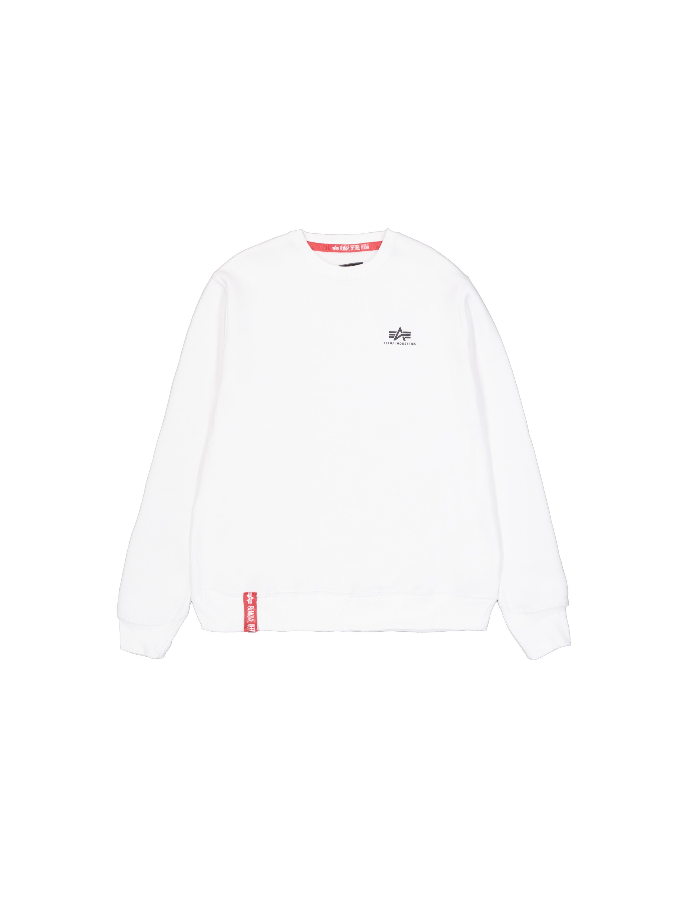Basic Small Logo Sweatshirt Alpha Industries AW25 - White