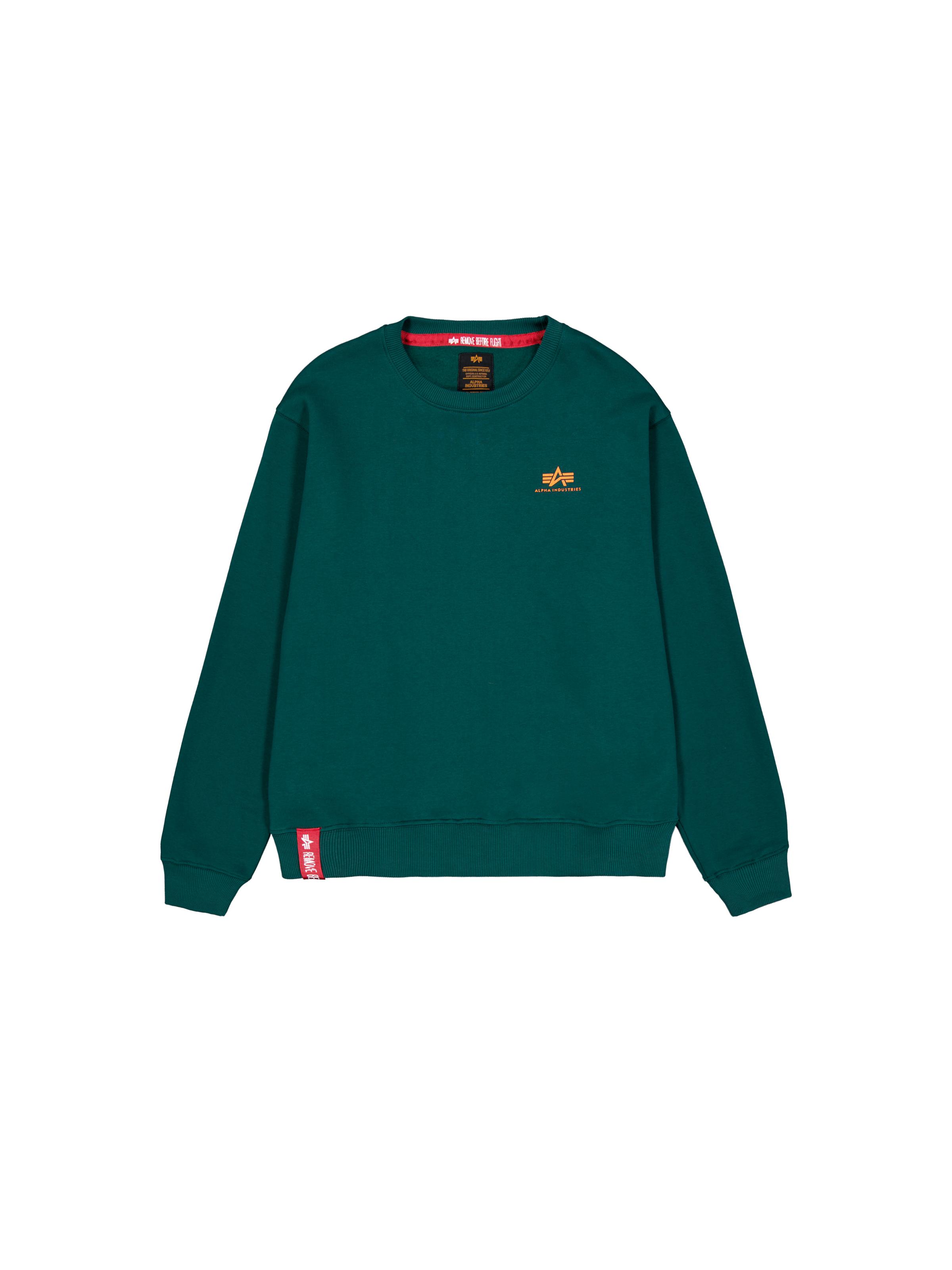 Basic Small Logo Sweatshirt Alpha Industries AW25 - Force Green