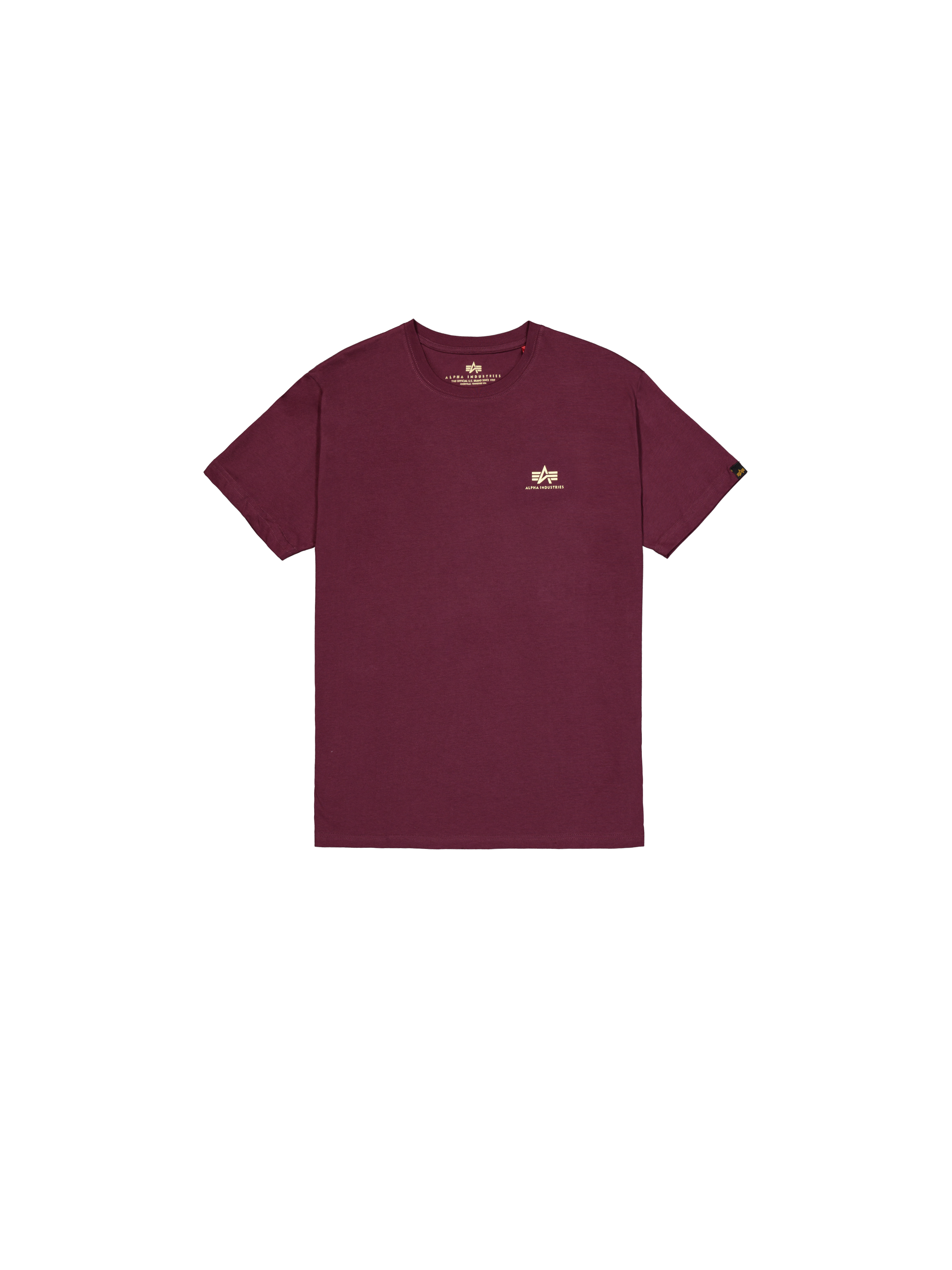 Basic Small Logo T-Shirt Alpha Industries - Dark Cherry