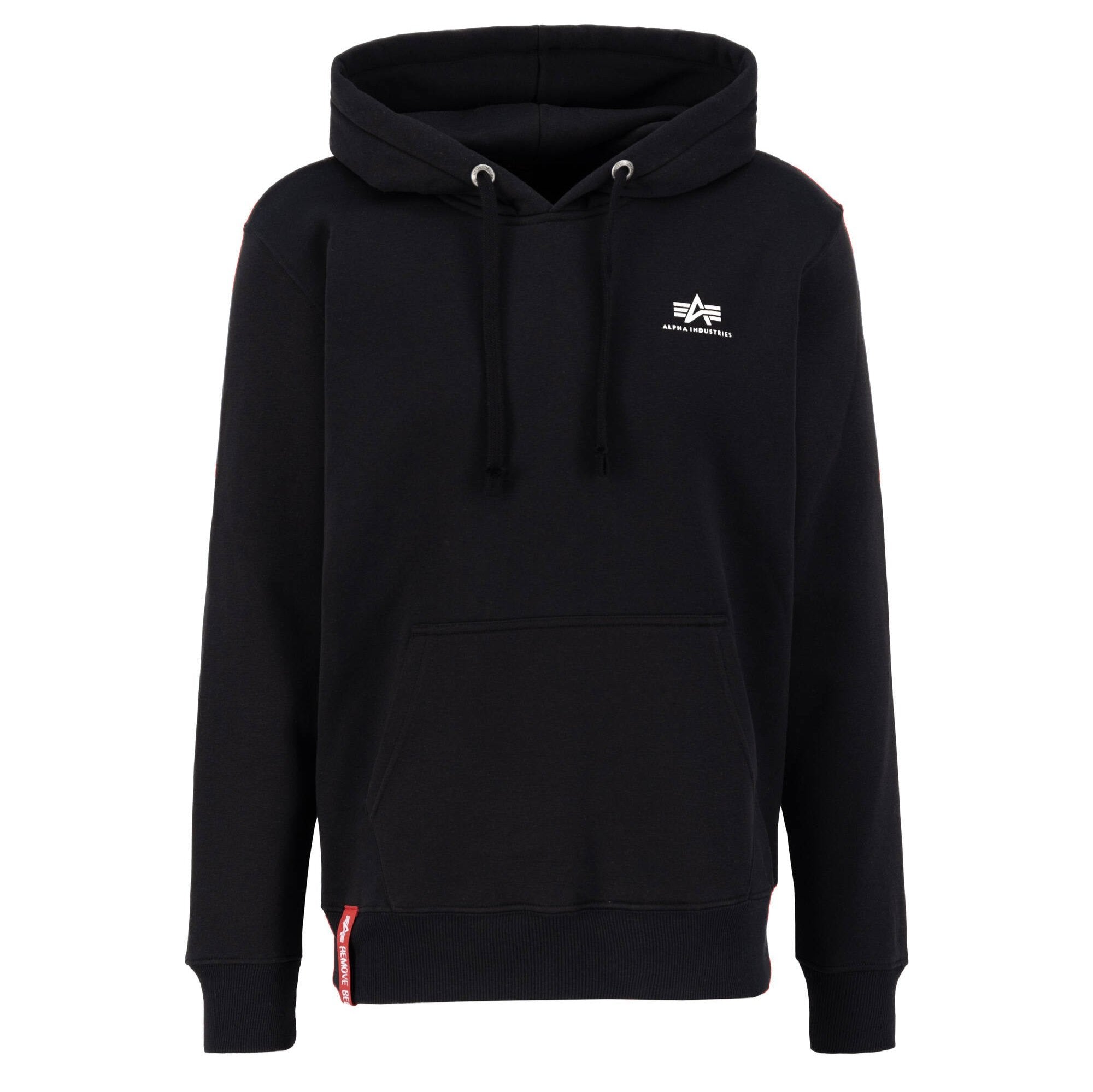 Basic Hoody Small Logo Alpha Industries - Black