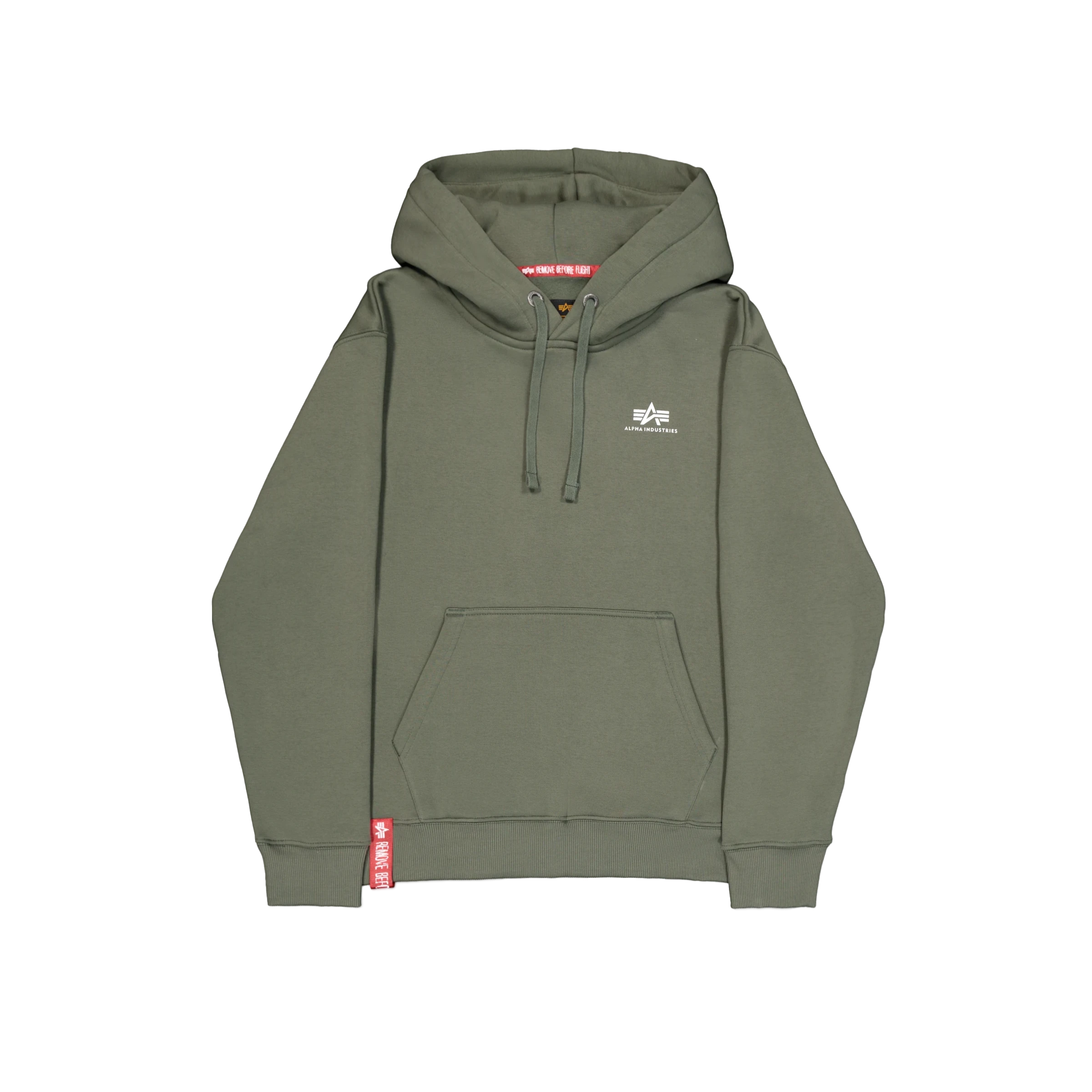 Basic Hoody Small Logo Alpha Industries - Dark Olive