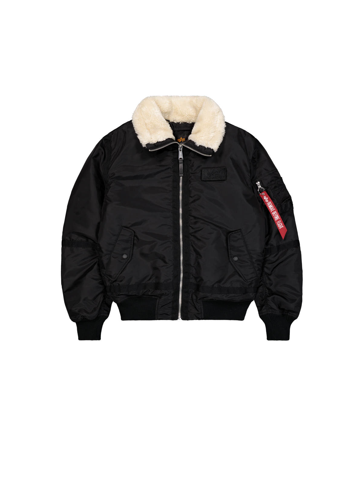 Alpha Industries – B-15 III TT Two Tone Bomber Jacket – Black/Beige