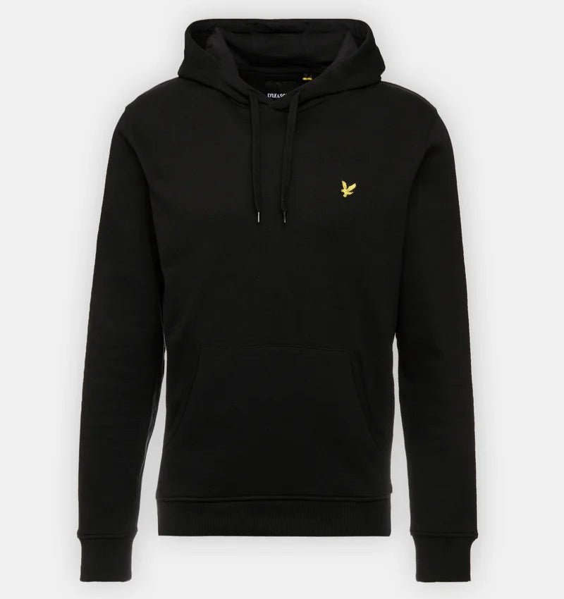 Brushed Back Hoodie Lyle & Scott AW25 - Jet Black