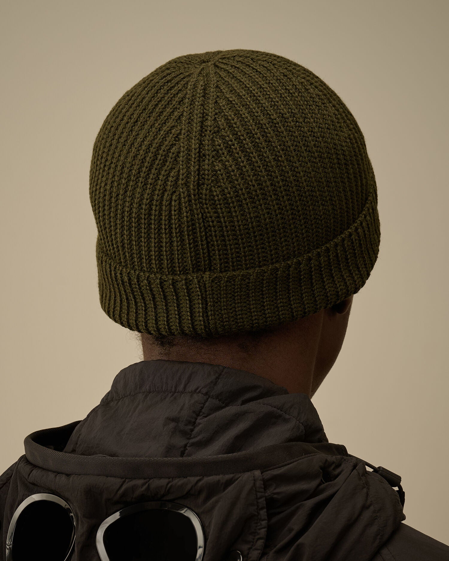 Extrafine Merino Fisherman Beanie CP Company® AW25 - Ivy Green